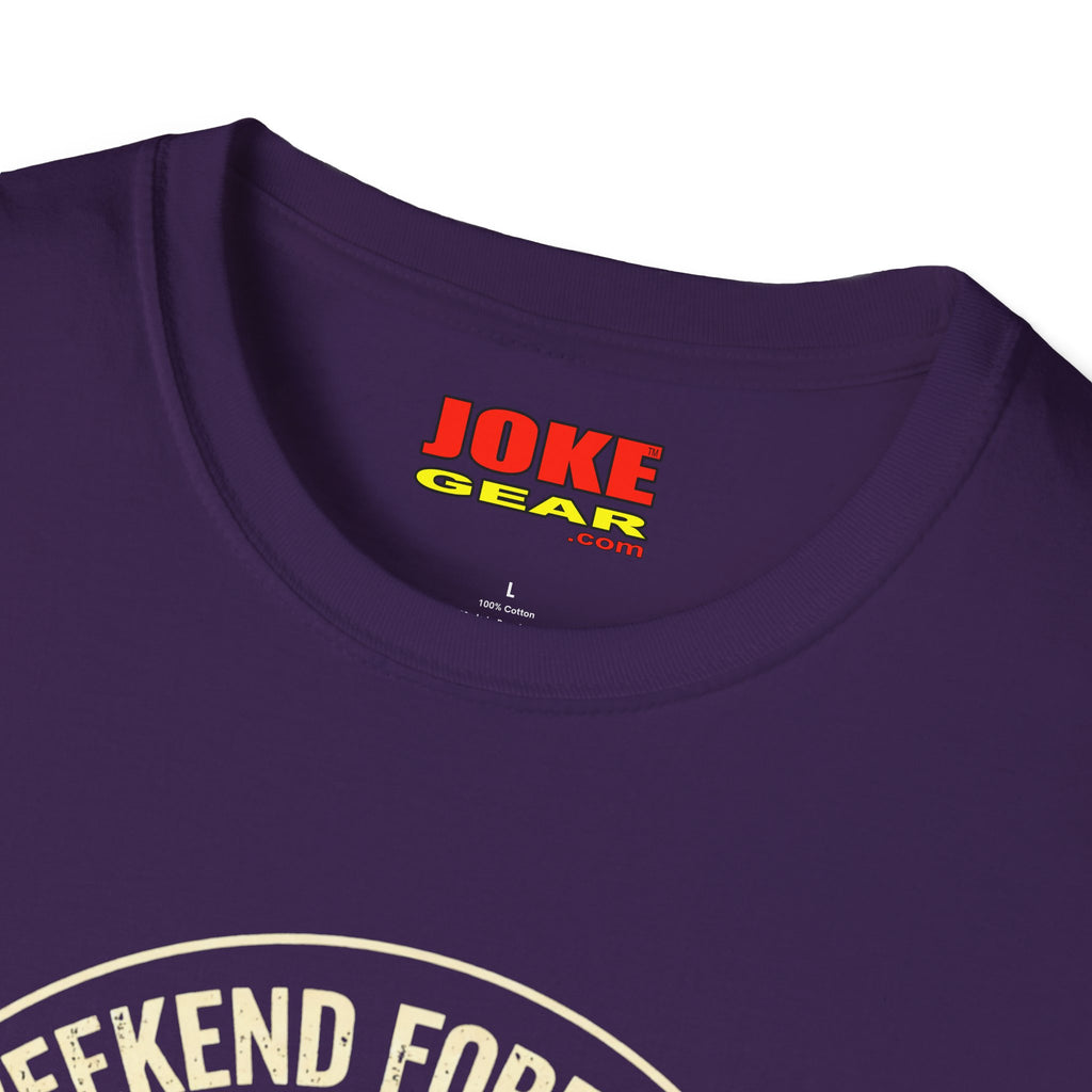 100% Weekend Vibes T-Shirt — Retro Sun Graphic Tee