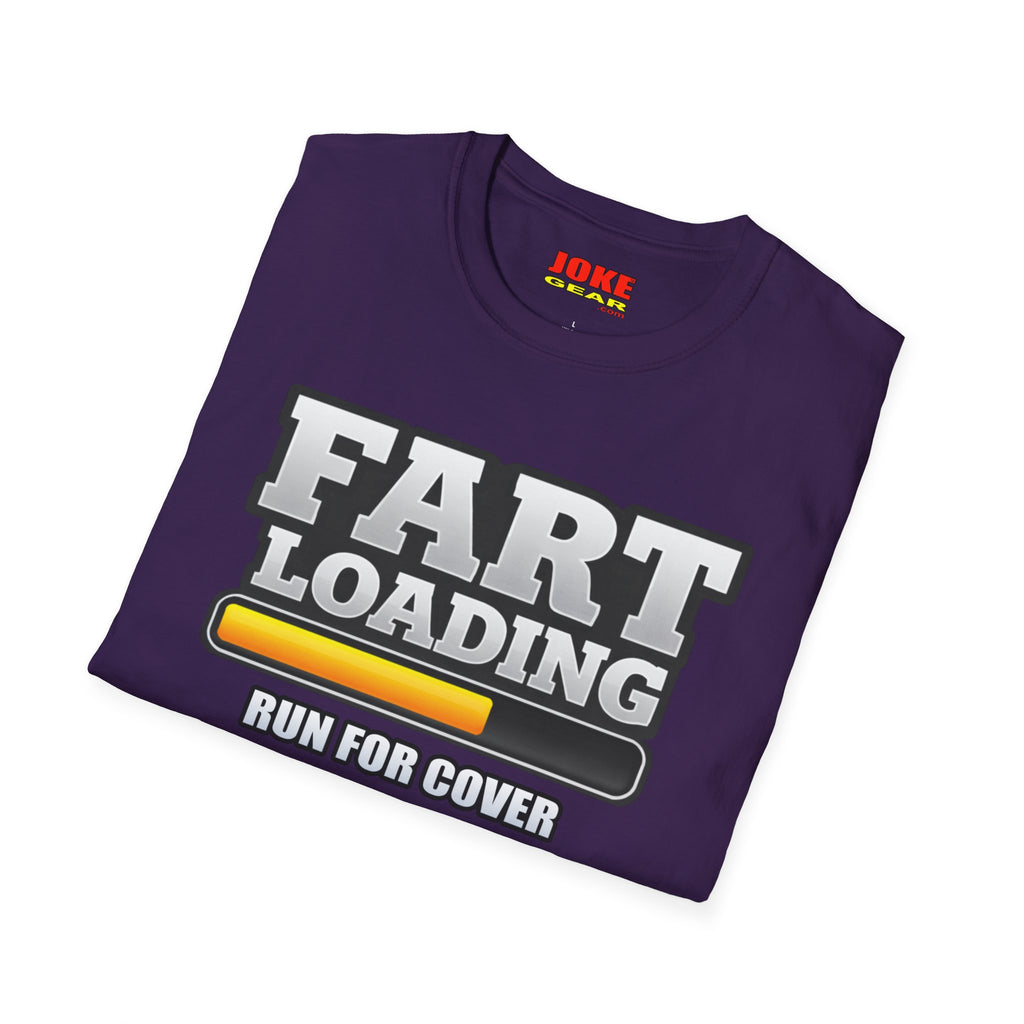 Funny "FART LOADING... Run for Cover" T-Shirt