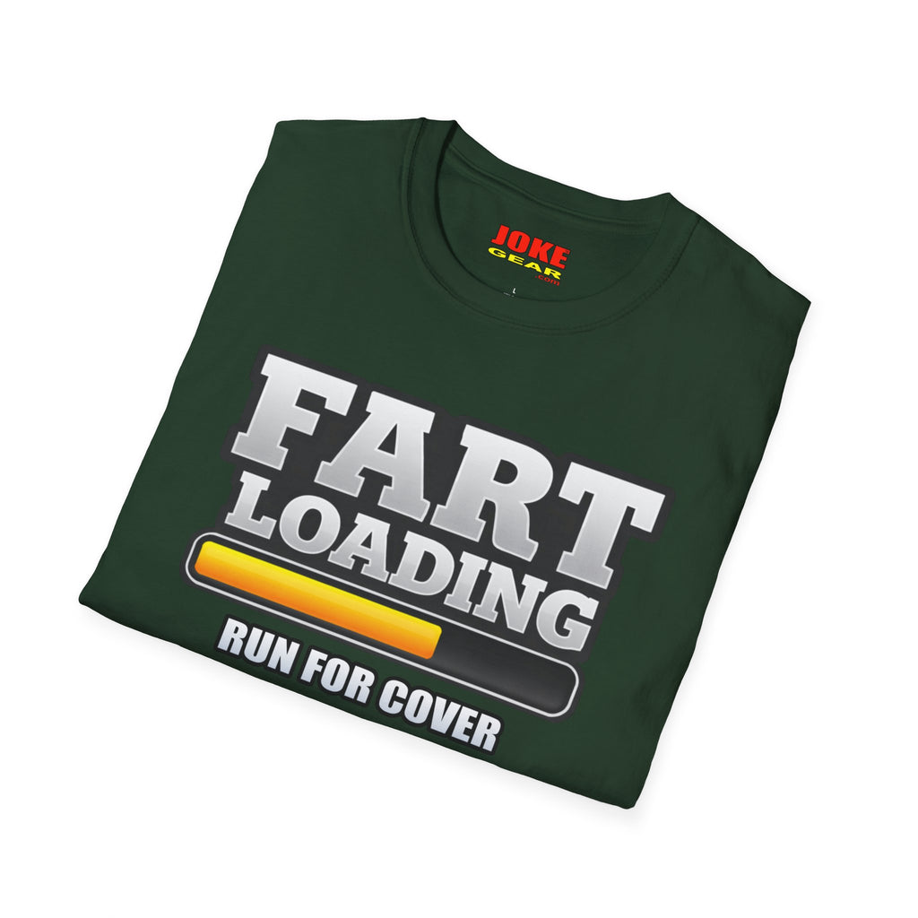Funny "FART LOADING... Run for Cover" T-Shirt