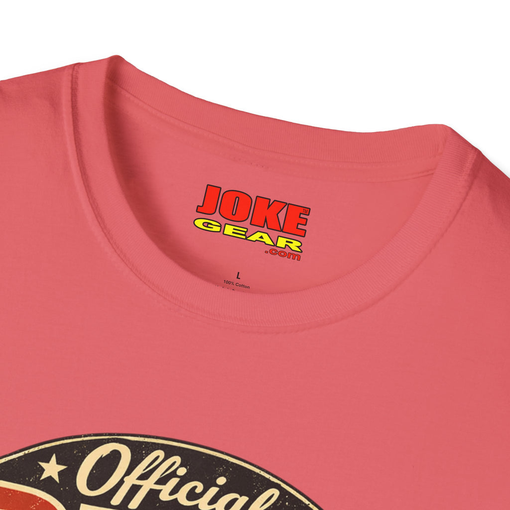 Official BUM Vintage Badge T-Shirt — "Brain. Unplugged. Momentarily." Retro Graphic Tee
