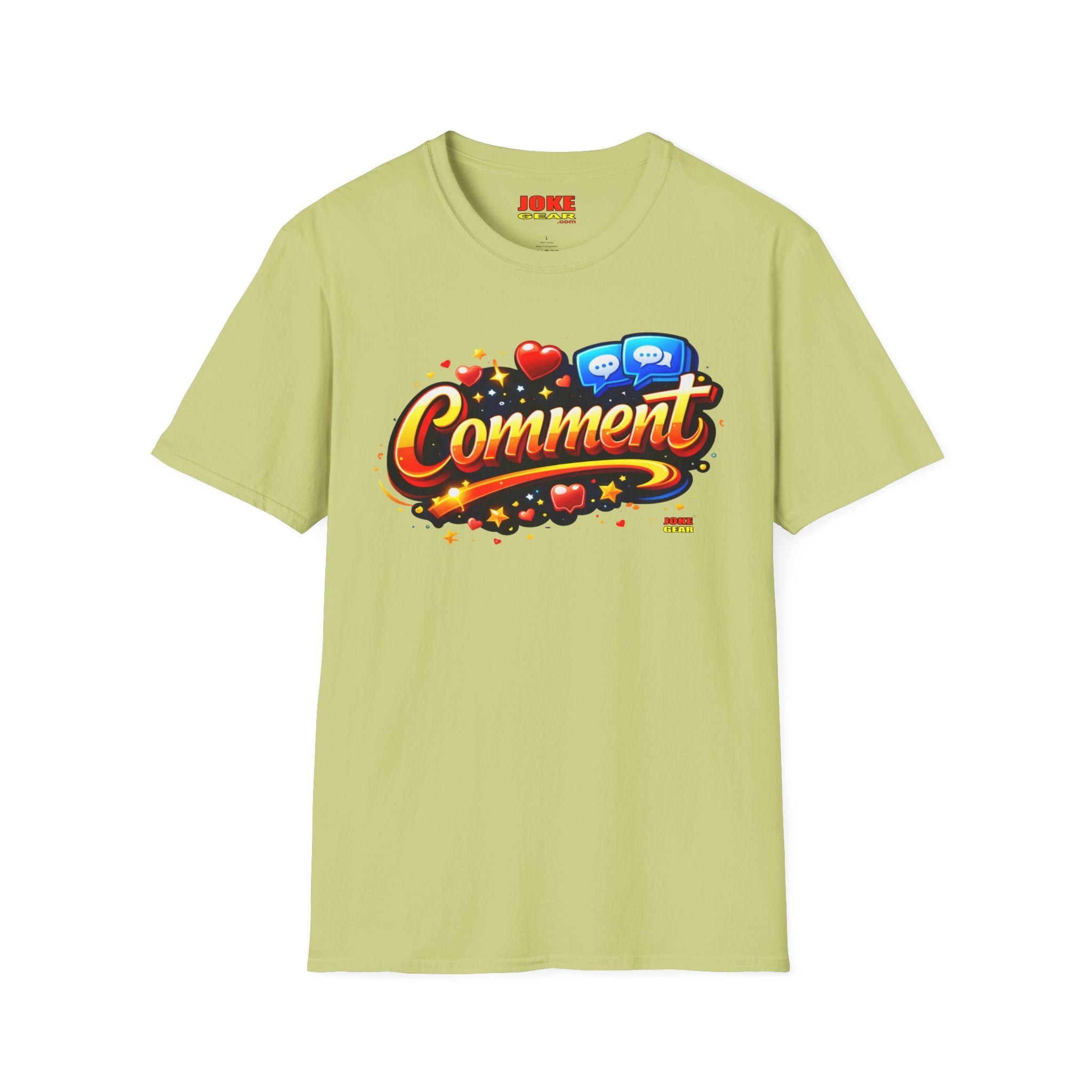 Comment Graphic T-Shirt — Retro Social Media Pop Art Tee