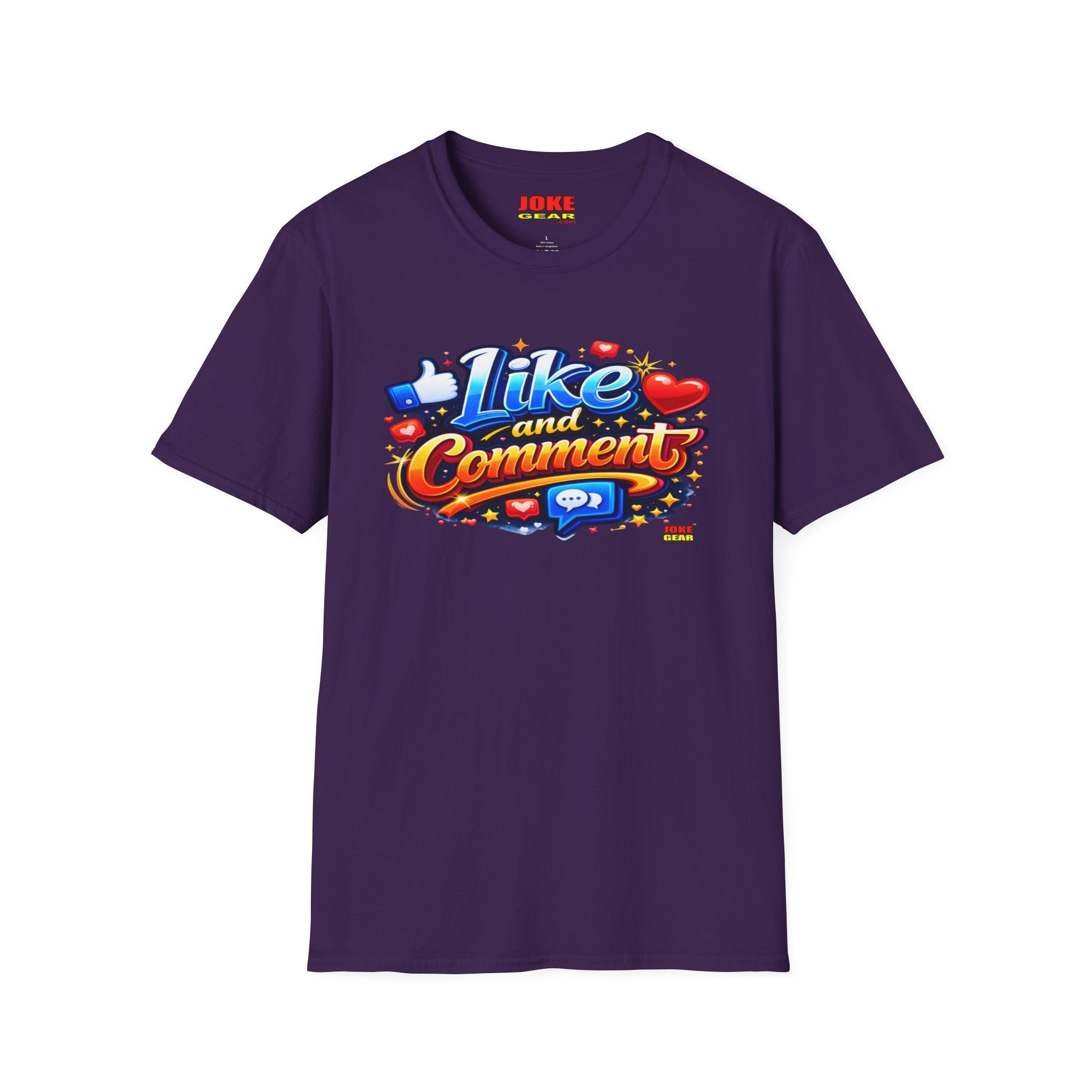 LIKE and COMMENT T-Shirt — Social Media Graphic Tee
