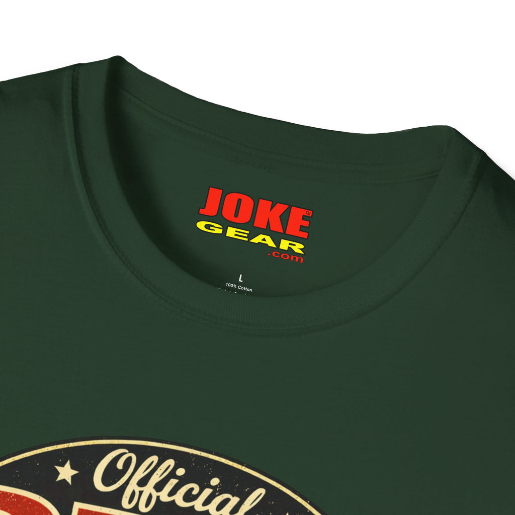 Official BUM T-Shirt — "Fueled by Coffee and Poor Decisions" Vintage Logo Tee