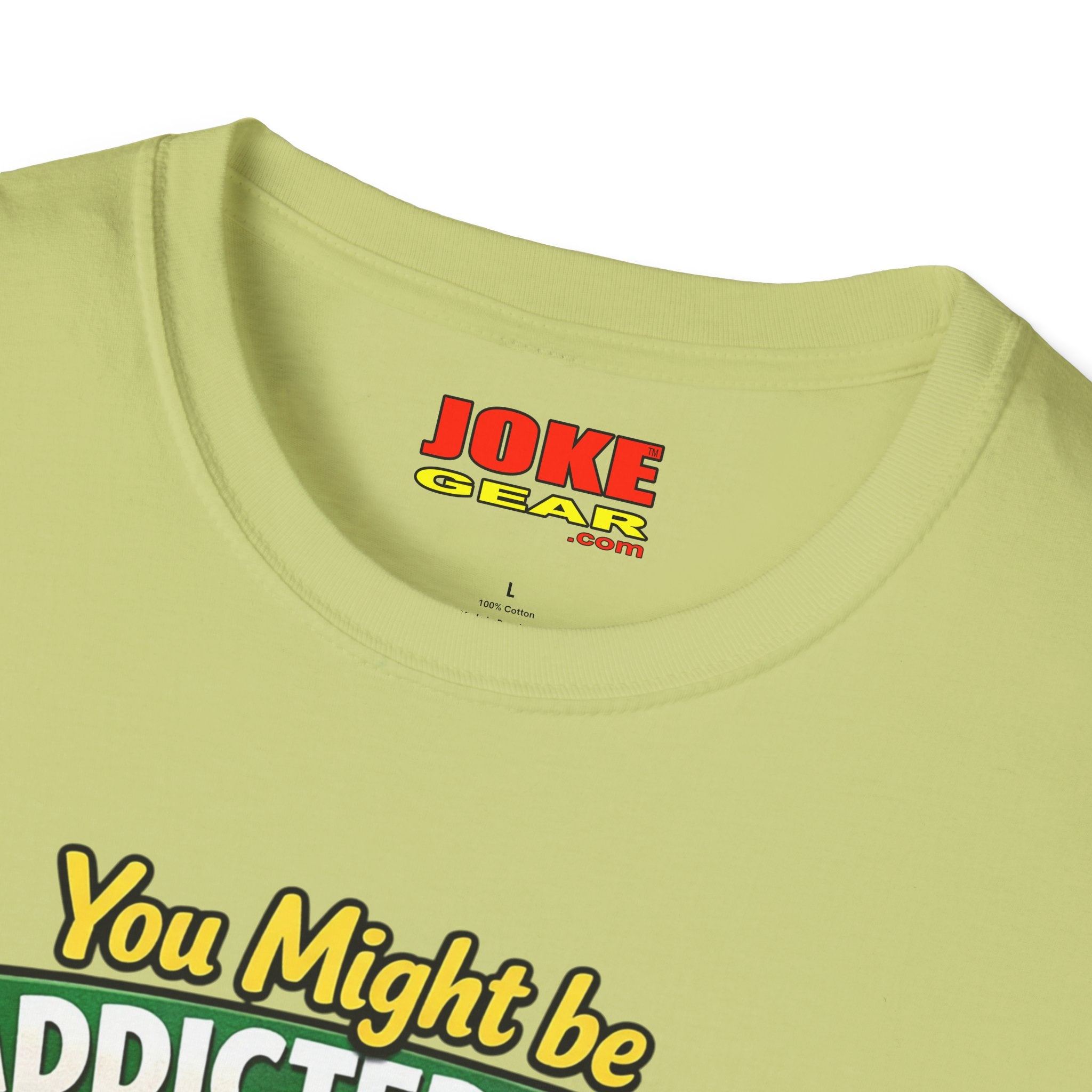 Caffeine Addict T-Shirt — "You Might Be Addicted to Caffeine... If You Chew on Other People’s Fingernails" Funny Coffee Tee
