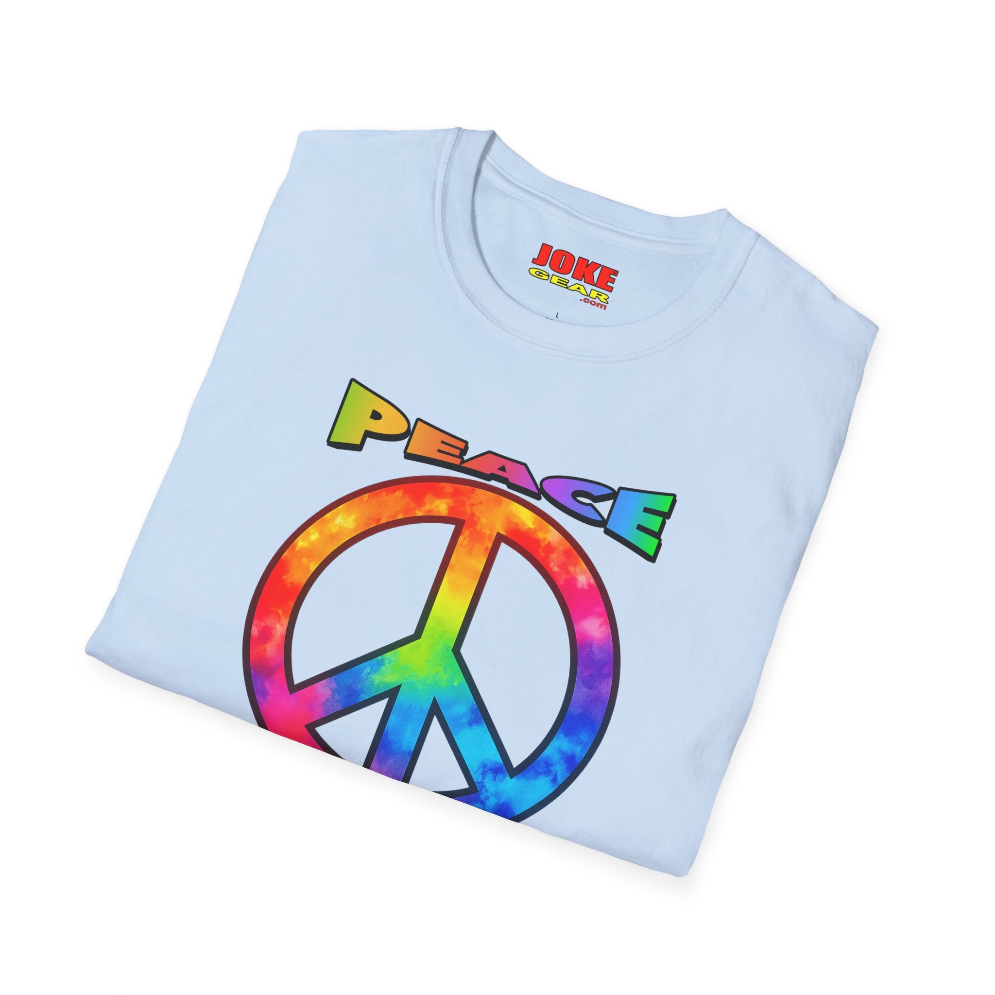 Peace T-Shirt — "Peace" Hippie Graphic Tee