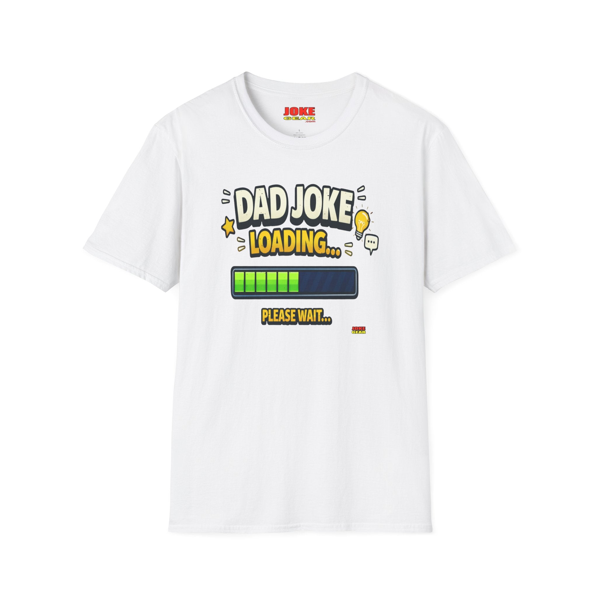 Dad Joke Loading T-Shirt — Funny Father’s Day Gift, "Please Wait" Progress Bar Tee