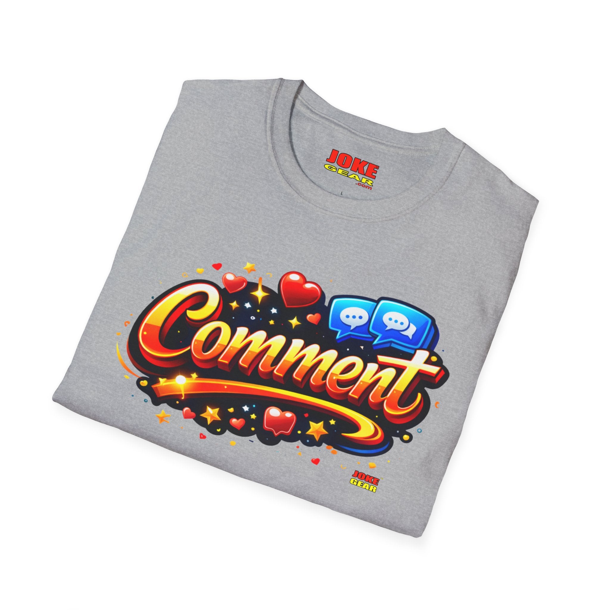 Comment Graphic T-Shirt — Retro Social Media Pop Art Tee
