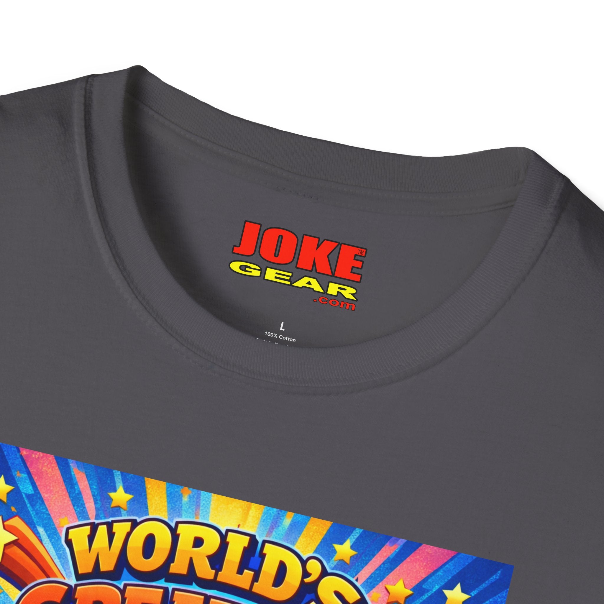 World's Greatest Dad T-Shirt — "Non-Negotiable" Retro Comic Design