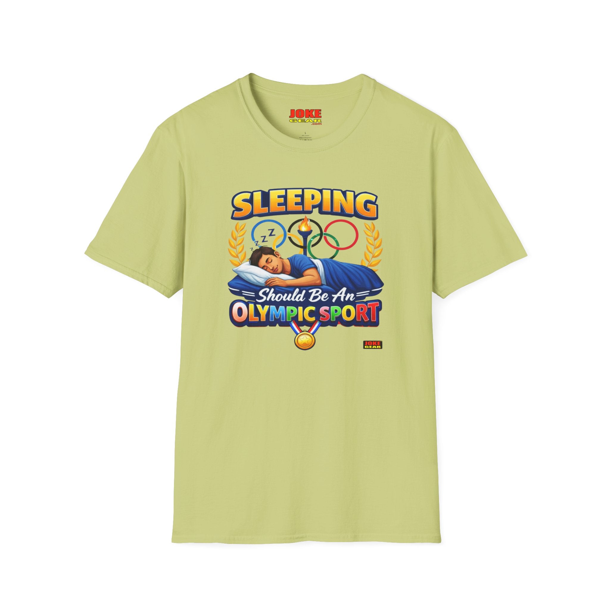 T-Shirt — "Sleeping Should Be An Olympic Sport" Funny Sleep Lover Tee
