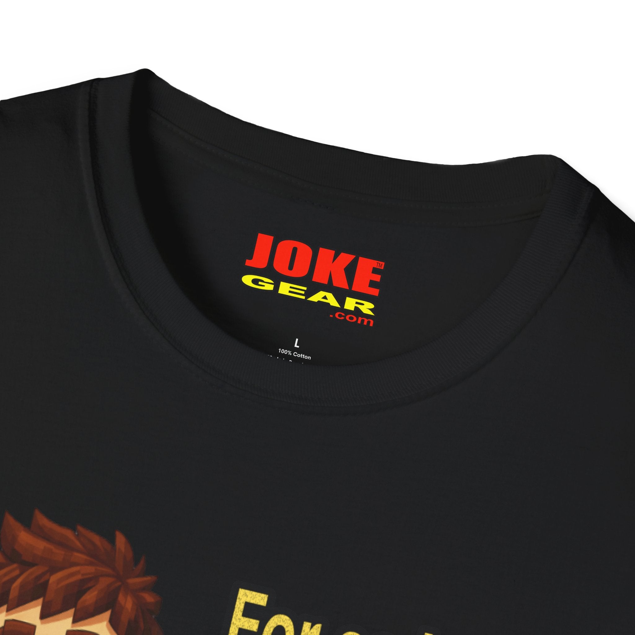Funny Amnesia Joke T-Shirt — Cartoon Guy "For as long as I can remember, I've had Amnesia!"