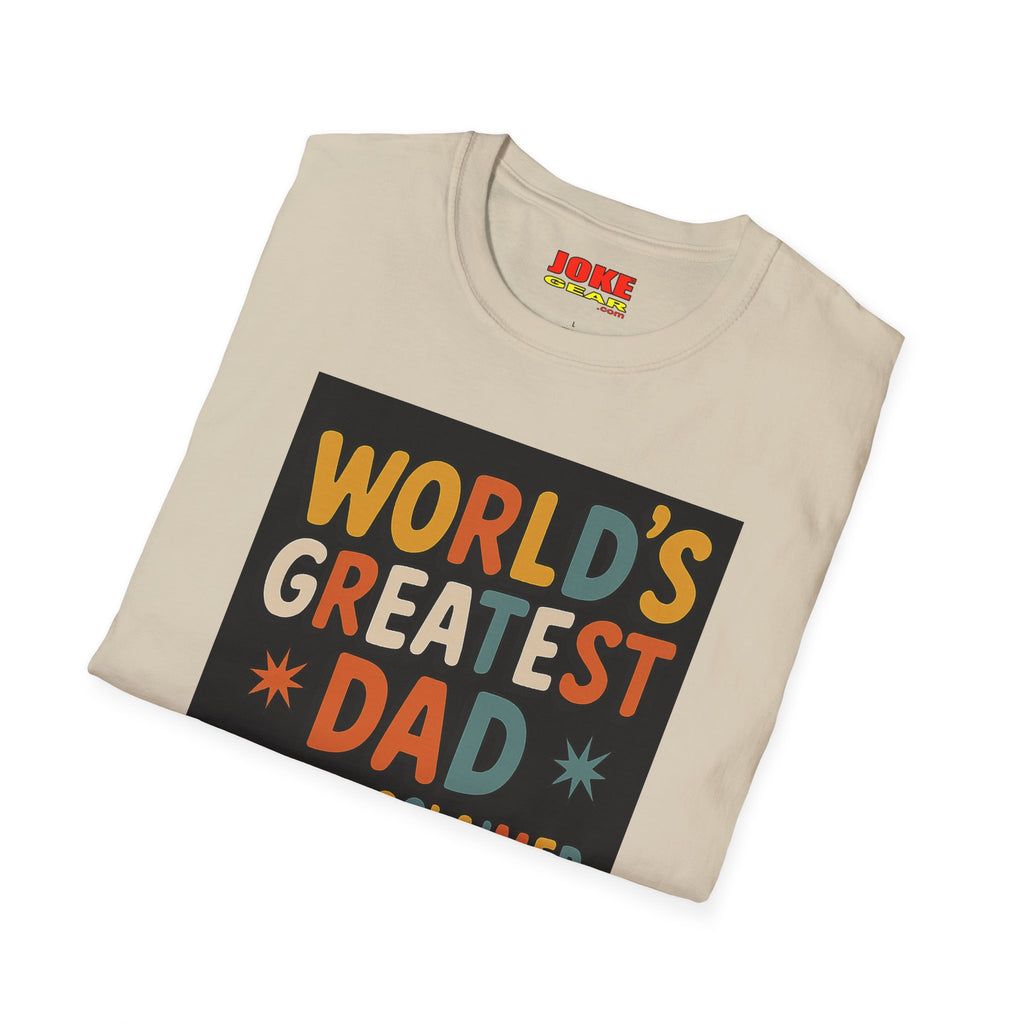 Dad T-Shirt — "World's Greatest Dad: Self-Proclaimed" Retro Father's Day Tee