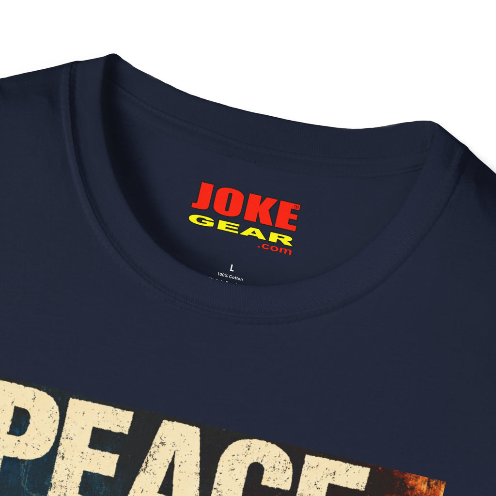Peace Not War T-Shirt — Vintage Peace Sign Floral Graphic Tee