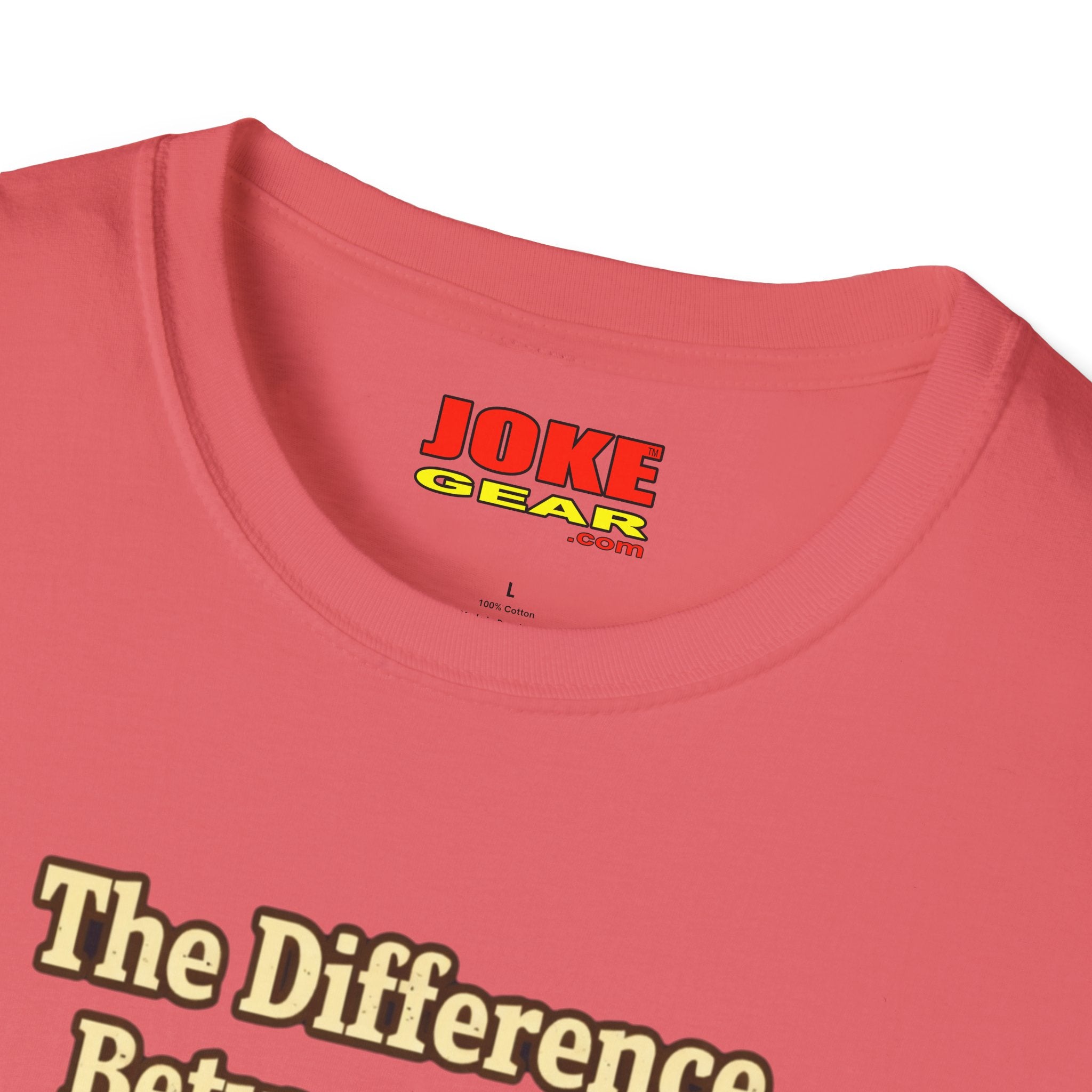 Coffee Shirt - "The Difference Between Your Opinion and Coffee... I Asked for the Coffee" Funny Graphic Tee
