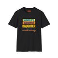 "World's Greatest Daughter" Colorful Retro Pride Tee (Background Checks Pending)