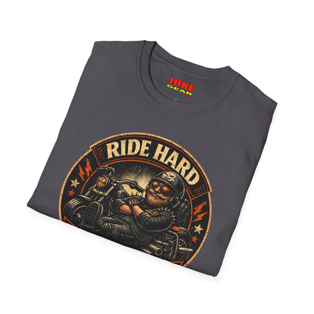Ride Hard Nap Harder T-Shirt — Vintage Motorcycle Biker Tee