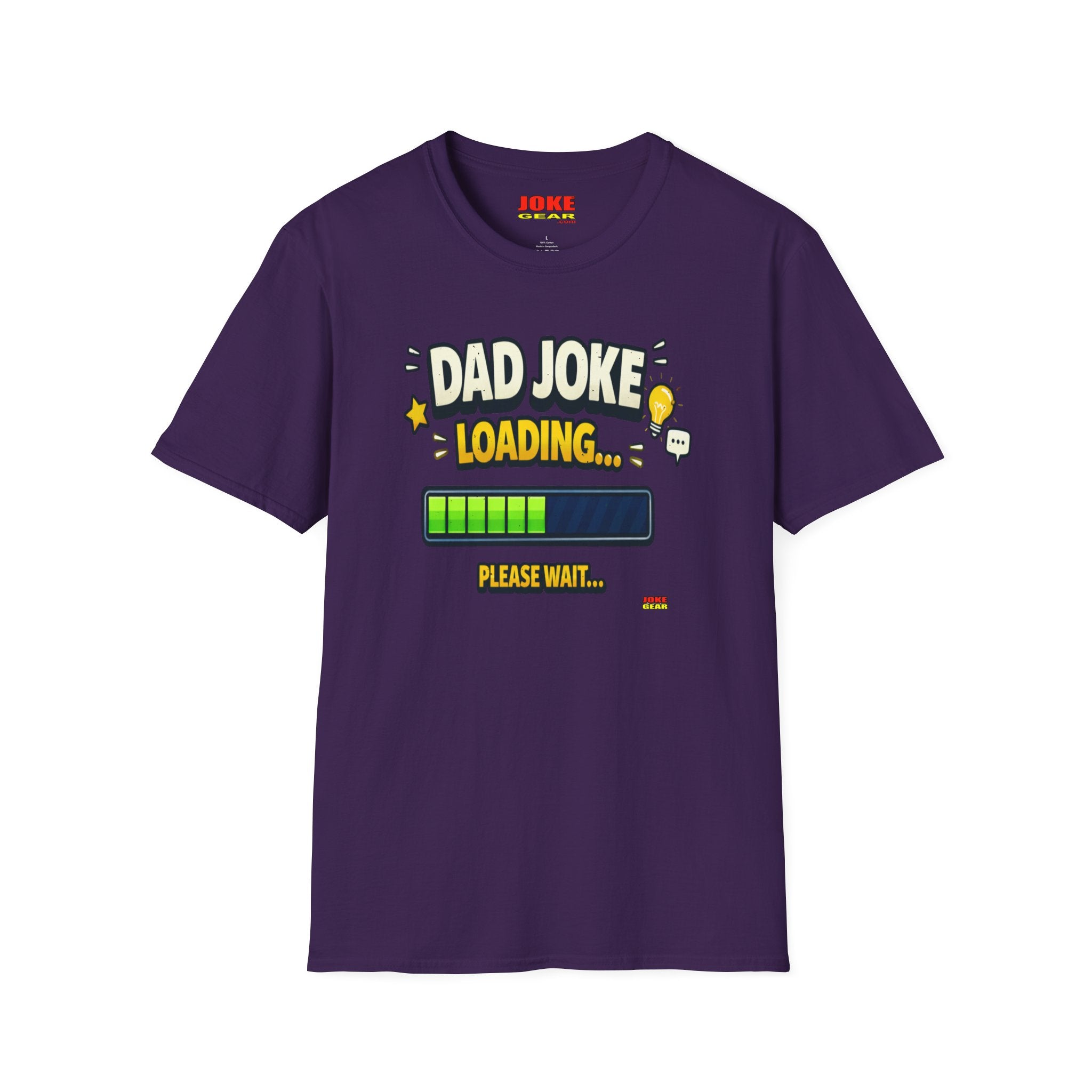 Dad Joke Loading T-Shirt — Funny Father’s Day Gift, "Please Wait" Progress Bar Tee