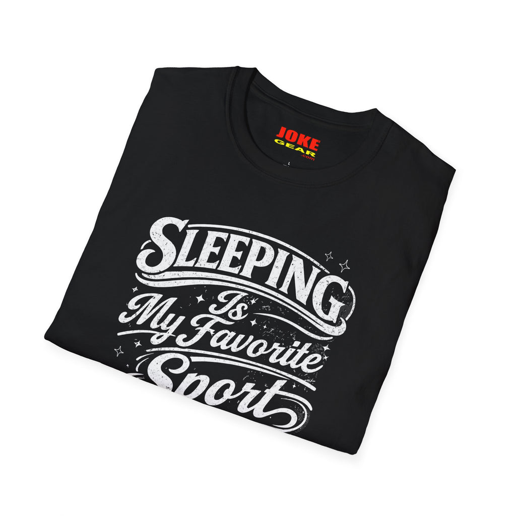 T-Shirt — Sleeping is My Favorite Sport | Retro Outdoors Casual Shirt