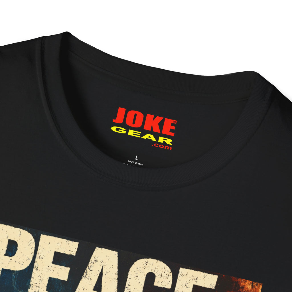 Peace Not War T-Shirt — Vintage Peace Sign Floral Graphic Tee