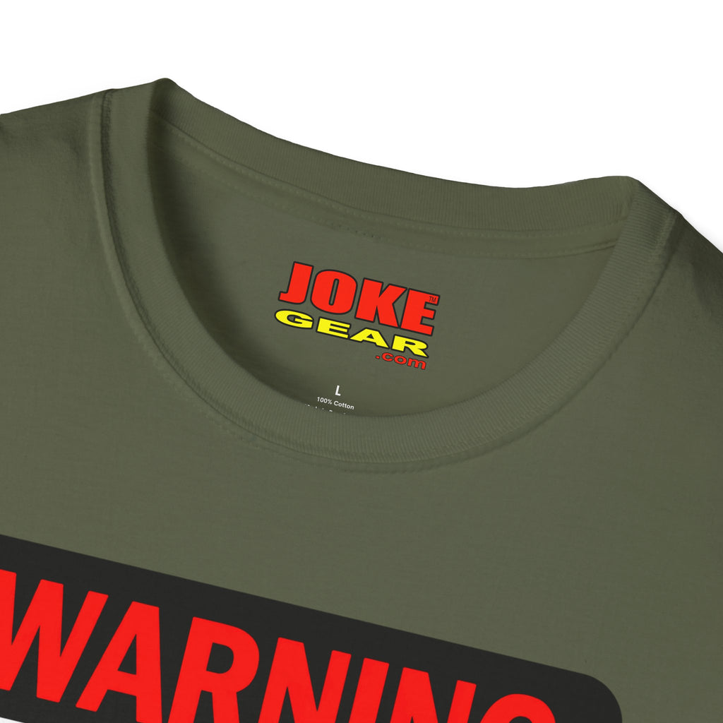 Sarcasm Warning T-Shirt — "WARNING: May Contain SARCASM" Graphic Tee