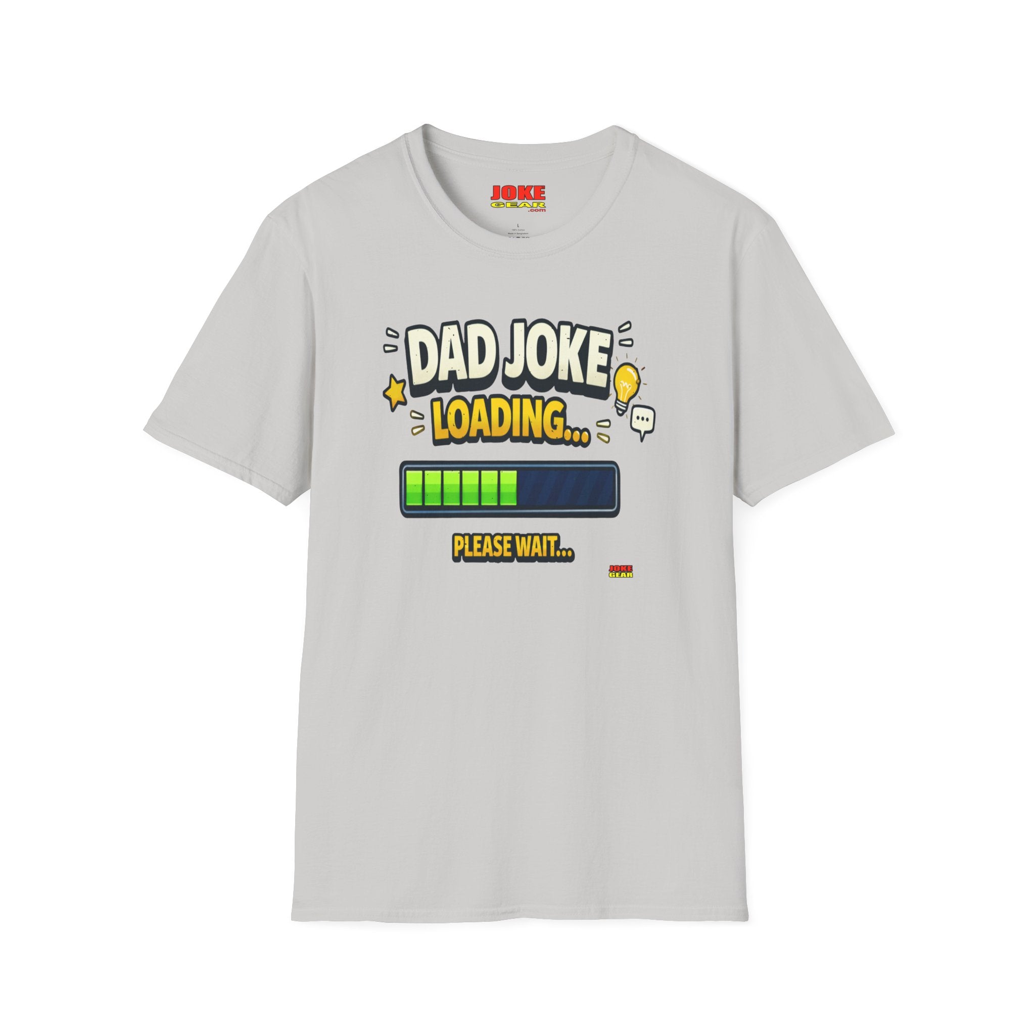 Dad Joke Loading T-Shirt — Funny Father’s Day Gift, "Please Wait" Progress Bar Tee