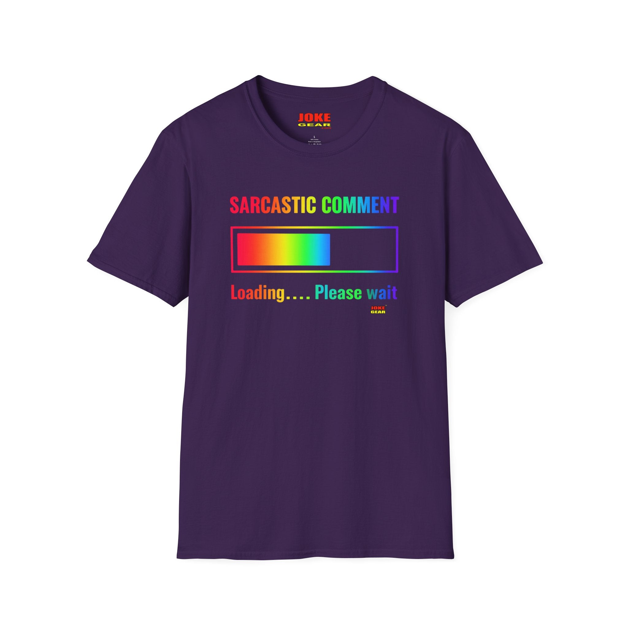 Sarcastic Comment Loading T-Shirt — Funny Progress Bar Tee