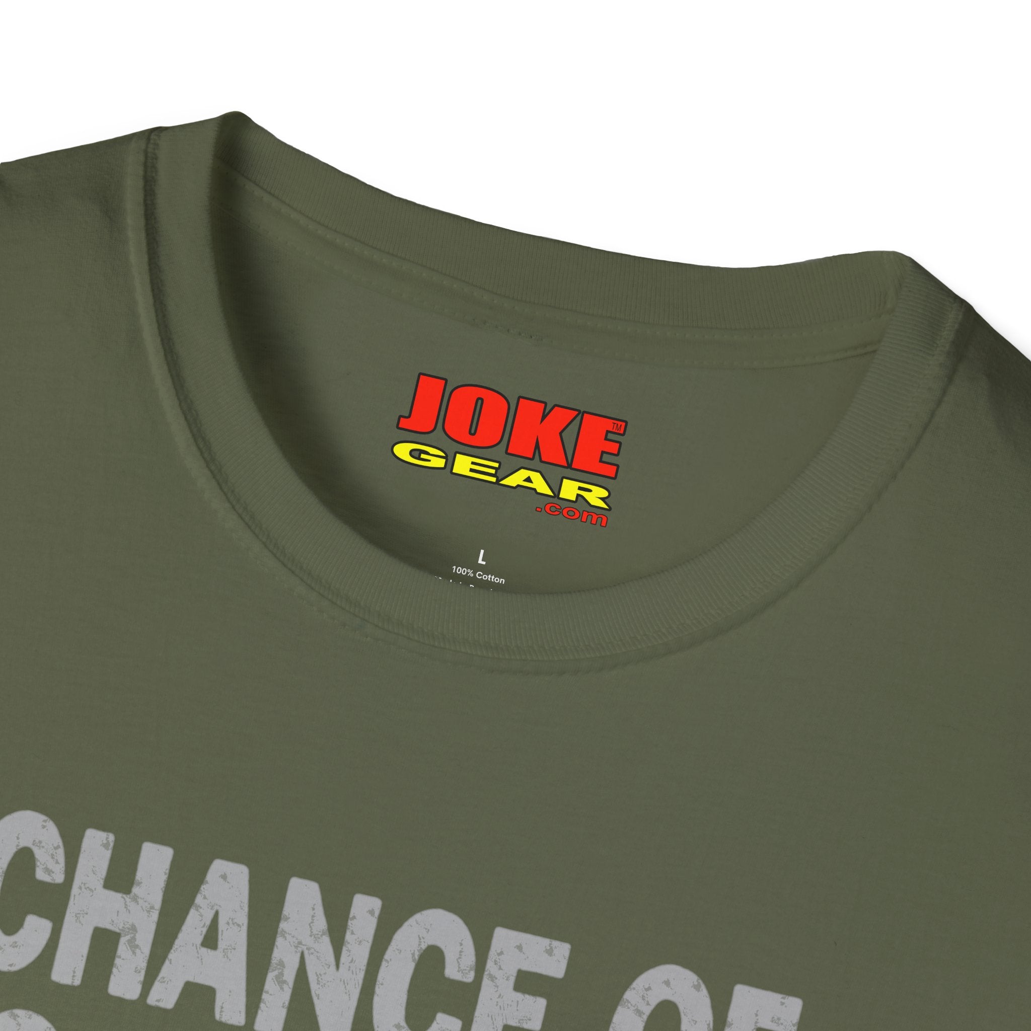 Chance of Sarcasm T-Shirt — Funny Weather Icon Tee (Chance of Sarcasm: Today 91%, Tonight 95%, Tomorrow 92%, Weekend 100%)