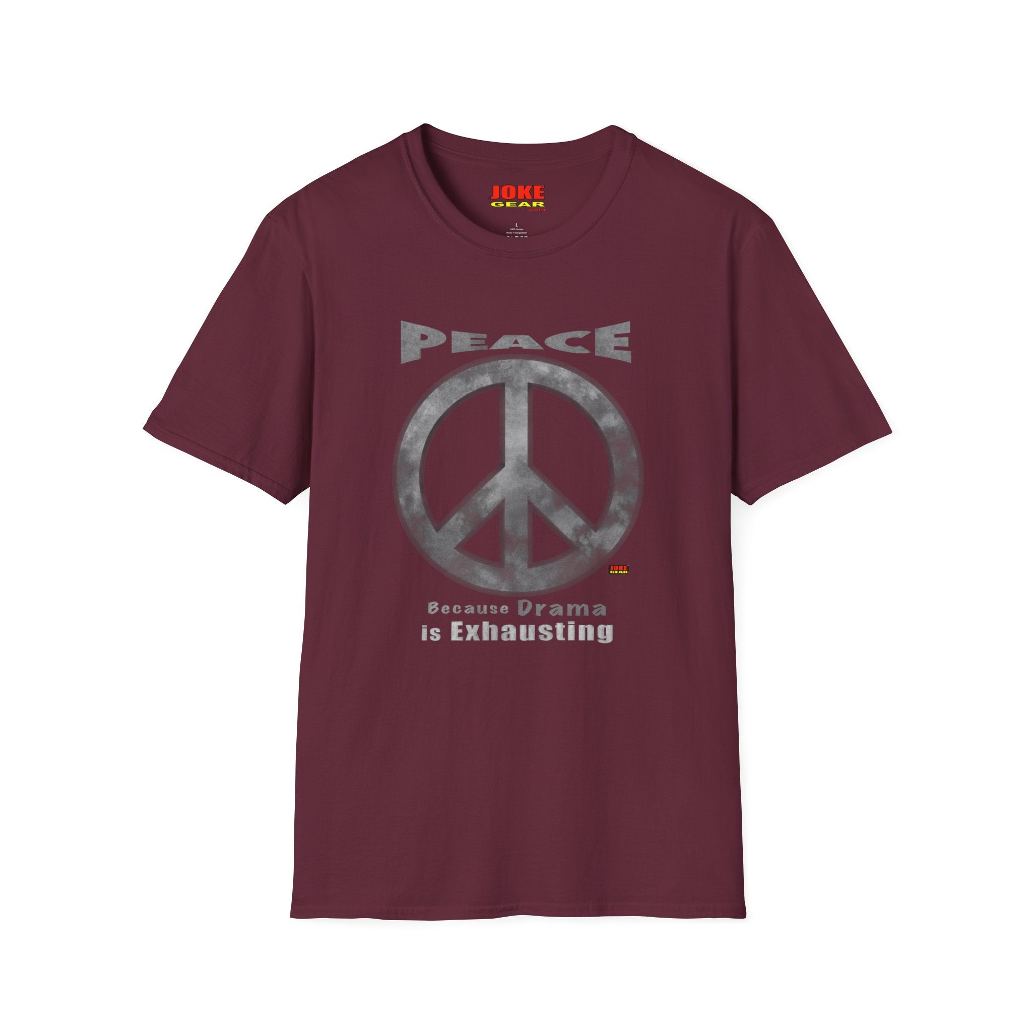 PEACE T-Shirt — Classic Crewneck Cotton Tee