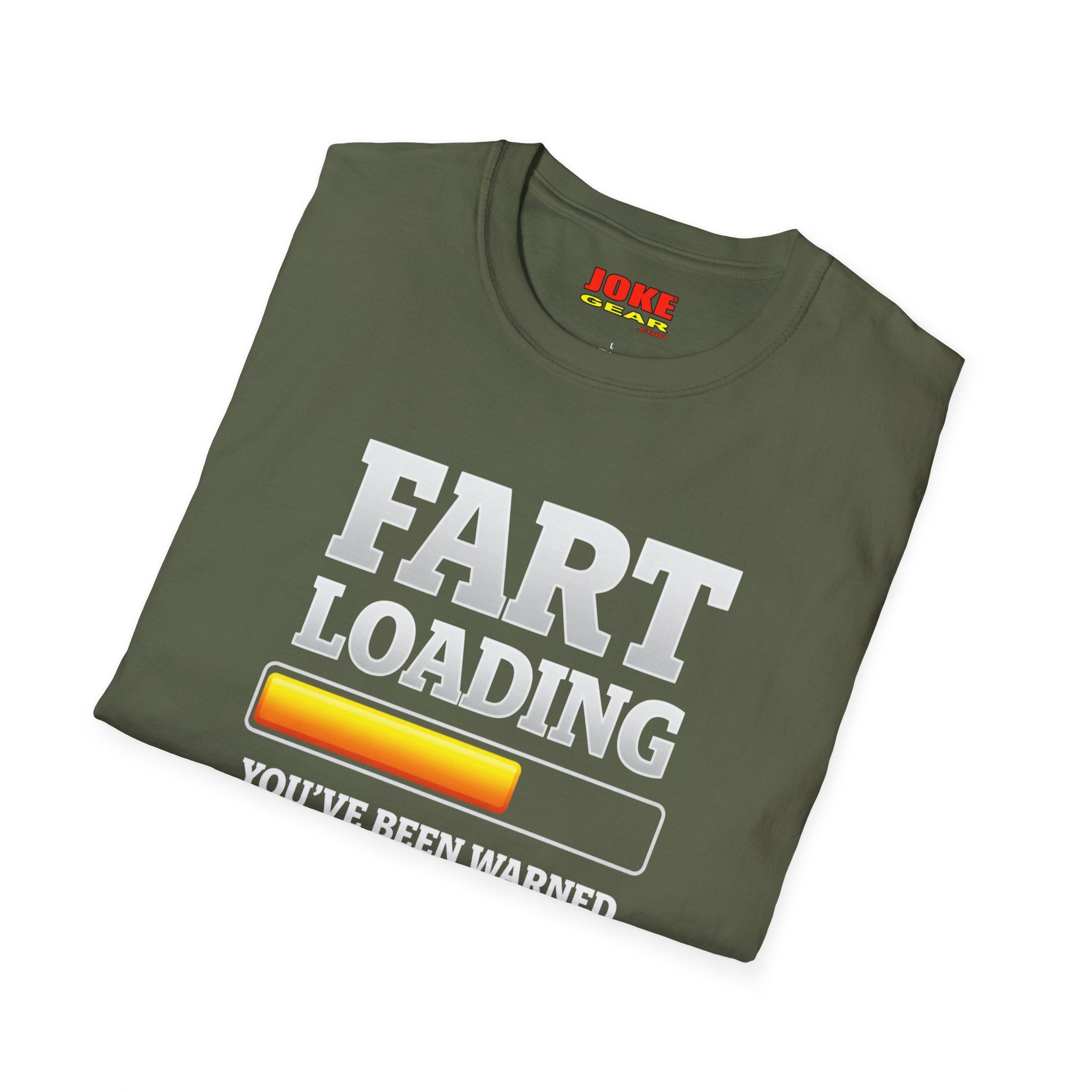 Fart Loading T-Shirt — Funny WARNING Graphic Tee