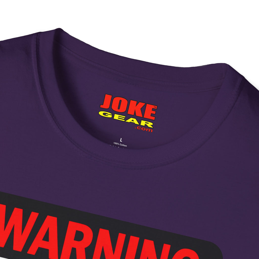 Sarcasm Warning T-Shirt — "WARNING: May Contain SARCASM" Graphic Tee