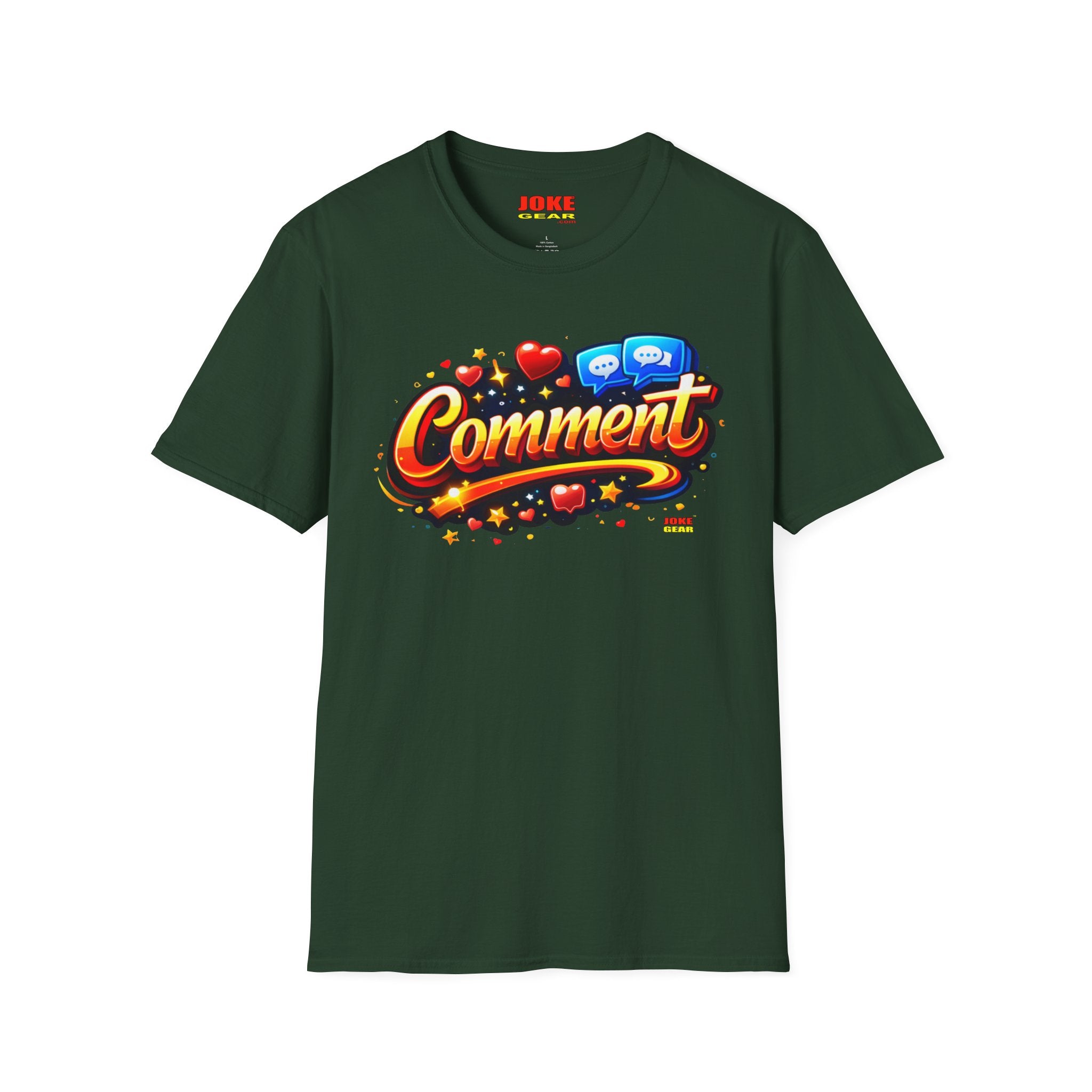 Comment Graphic T-Shirt — Retro Social Media Pop Art Tee
