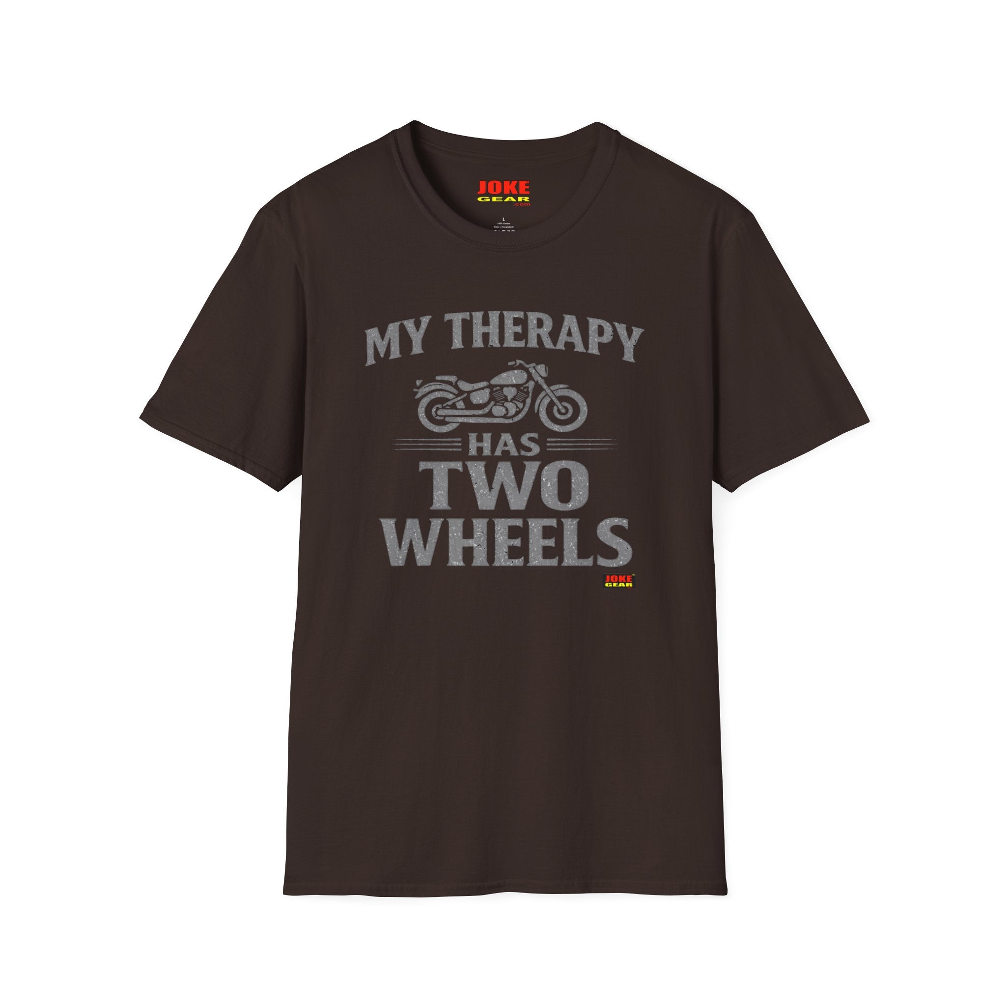 My Therapy Has Two Wheels Motorcycle T-Shirt – Biker Vintage Ride Tee