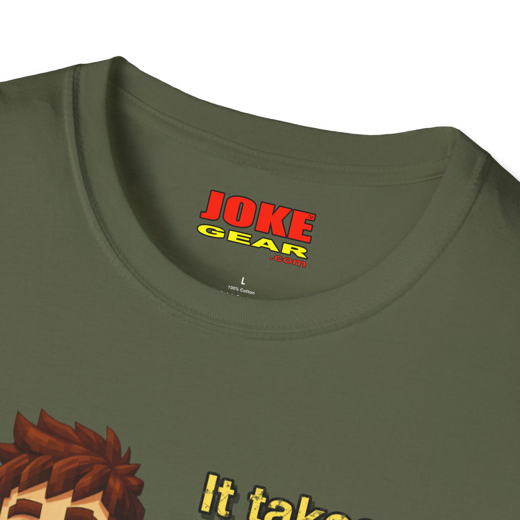 Funny Dad T-Shirt — “It Takes A Lot Of Courage For A Man To Admit His Wife Is Wrong”