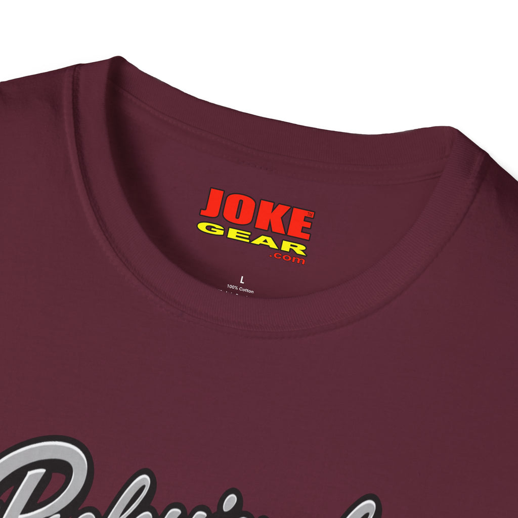 Professional Goofball T-Shirt — Funny Retro Script Tee for Casual Wear