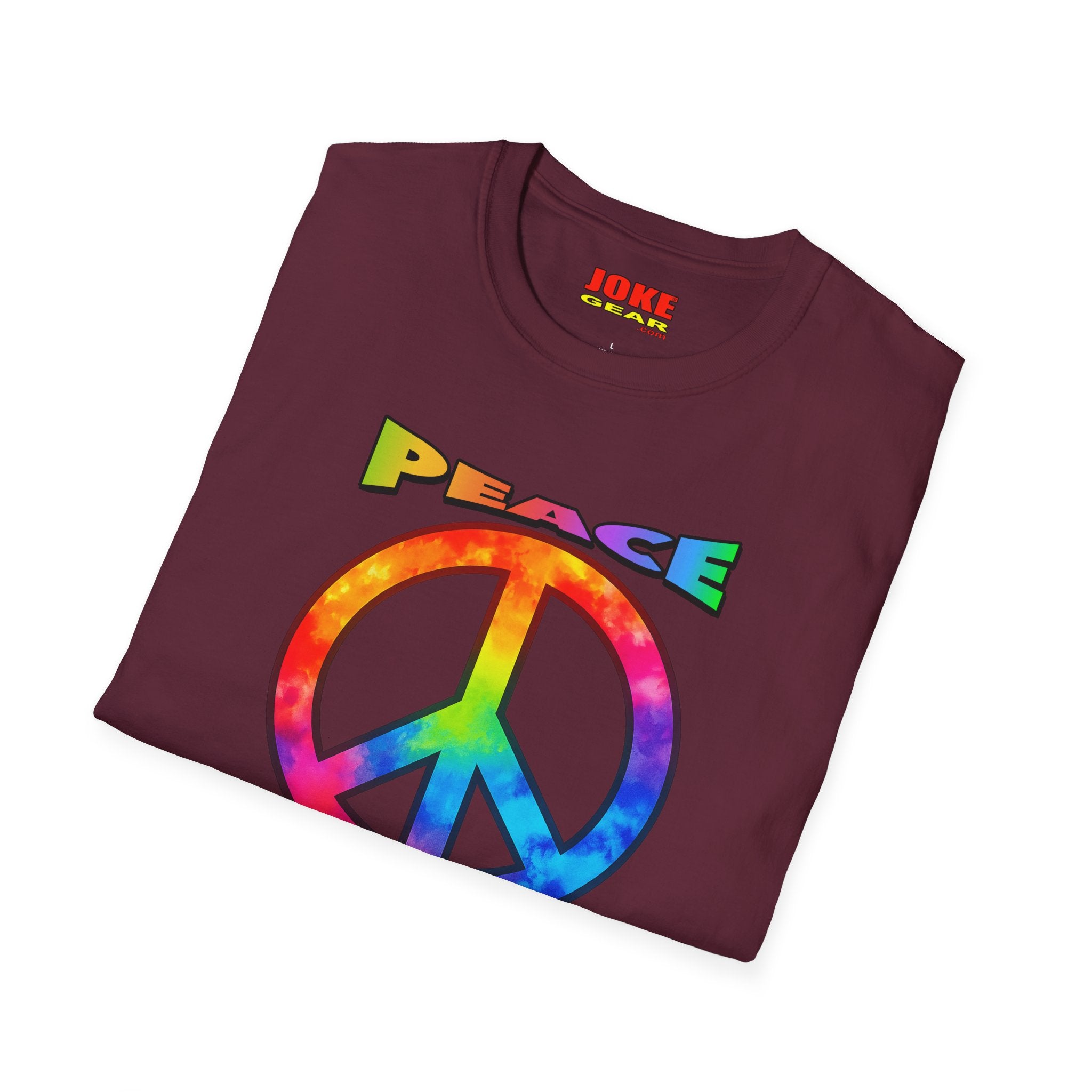 Peace T-Shirt — "Peace" Hippie Graphic Tee