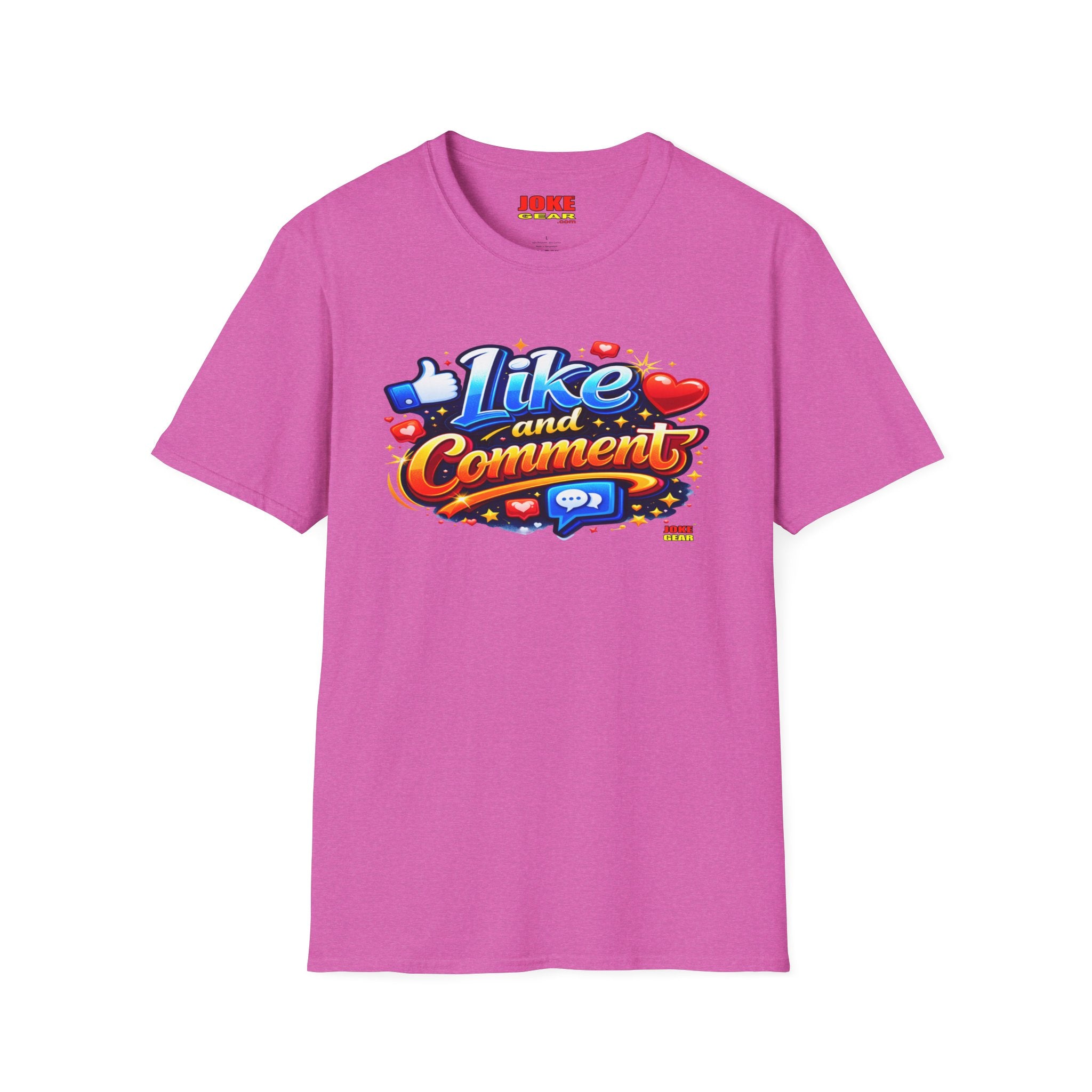 LIKE and COMMENT T-Shirt — Social Media Graphic Tee