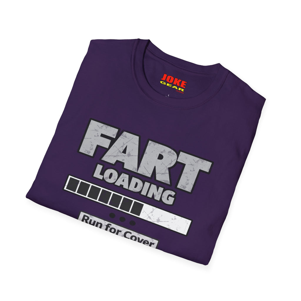 Funny 'FART LOADING – Run for Cover' T-Shirt