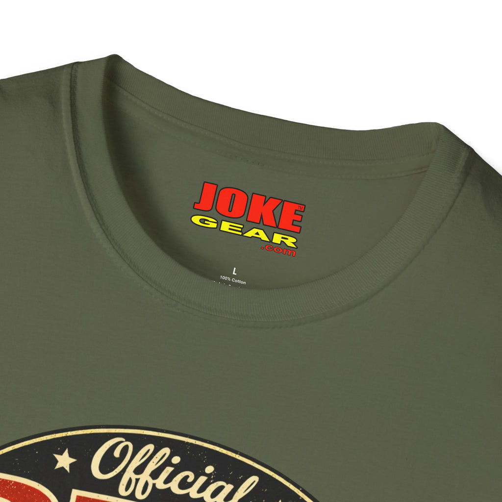 Official BUM T-Shirt — "Fueled by Coffee and Poor Decisions" Vintage Logo Tee