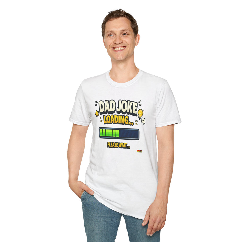 Dad Joke Loading T-Shirt — Funny Father’s Day Gift, "Please Wait" Progress Bar Tee