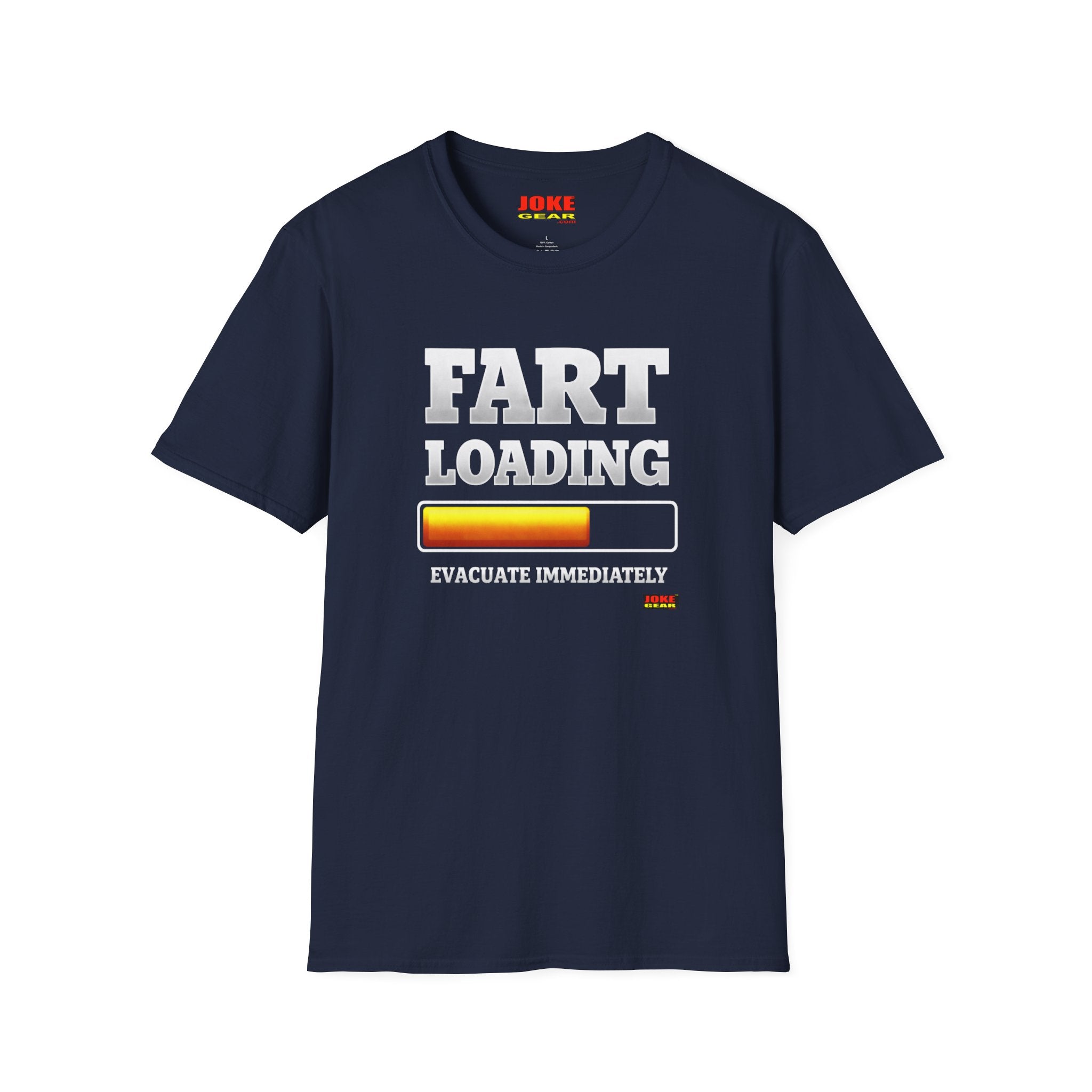 Fart Loading "Evacuate Immediately" T-Shirt – Funny Party Gag Tee