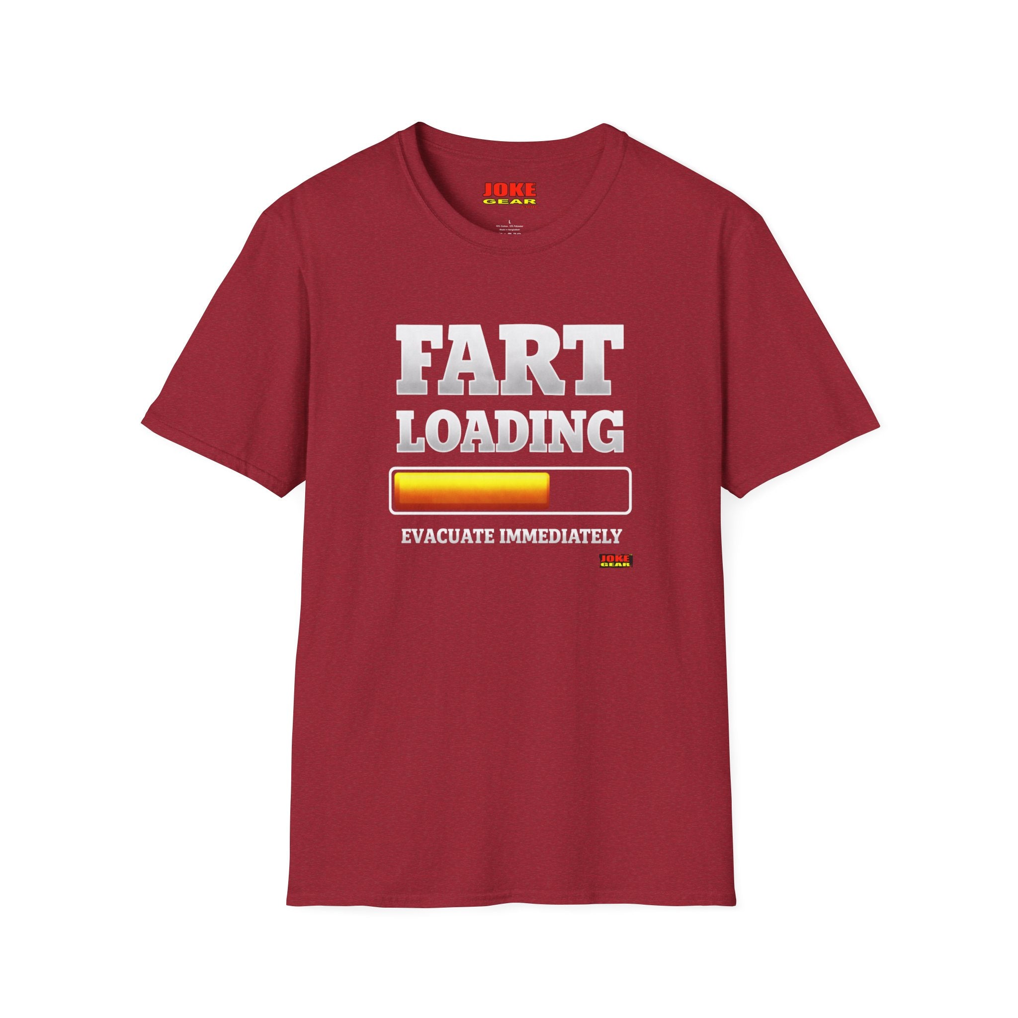 Fart Loading "Evacuate Immediately" T-Shirt – Funny Party Gag Tee