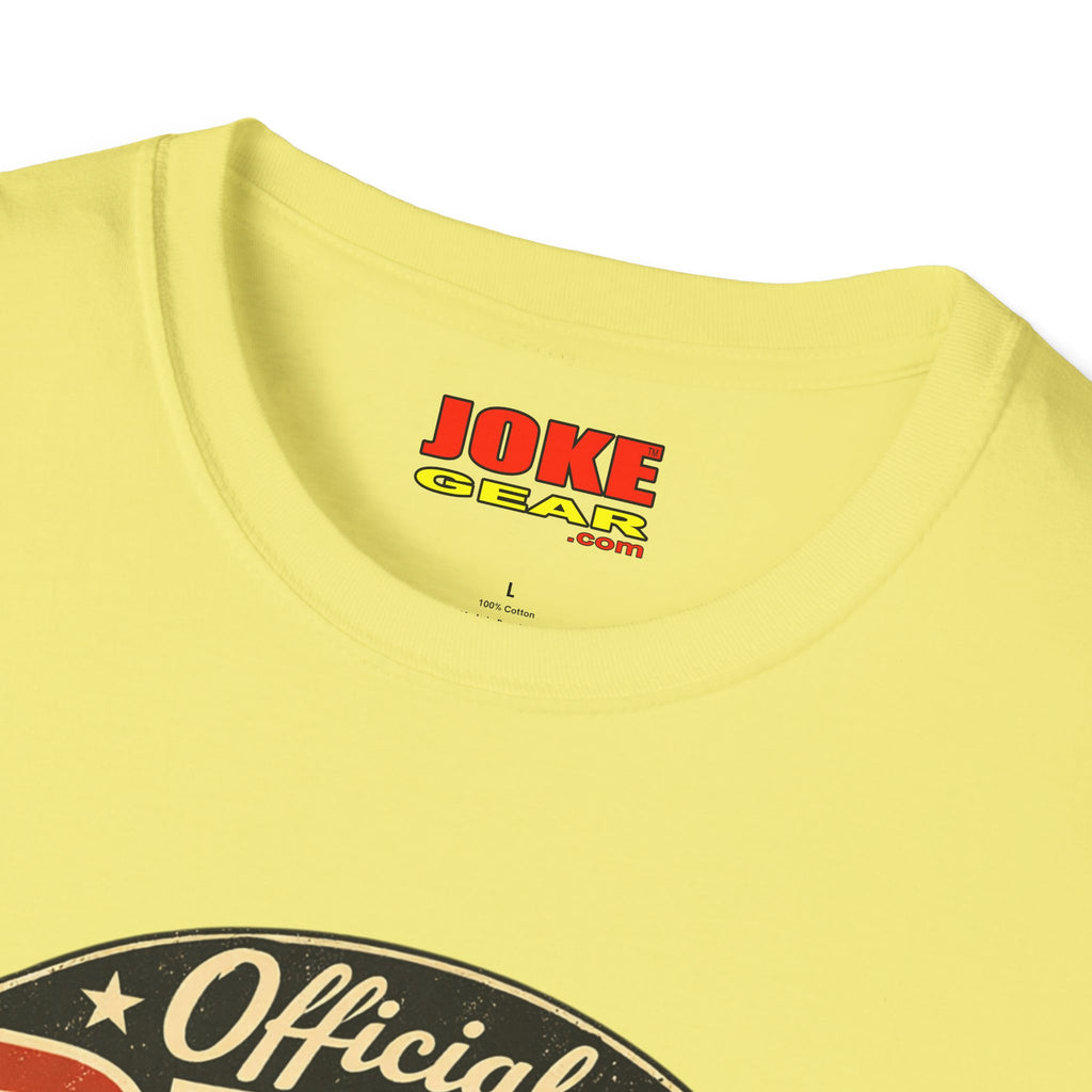 Official BUM Vintage Badge T-Shirt — "Brain. Unplugged. Momentarily." Retro Graphic Tee