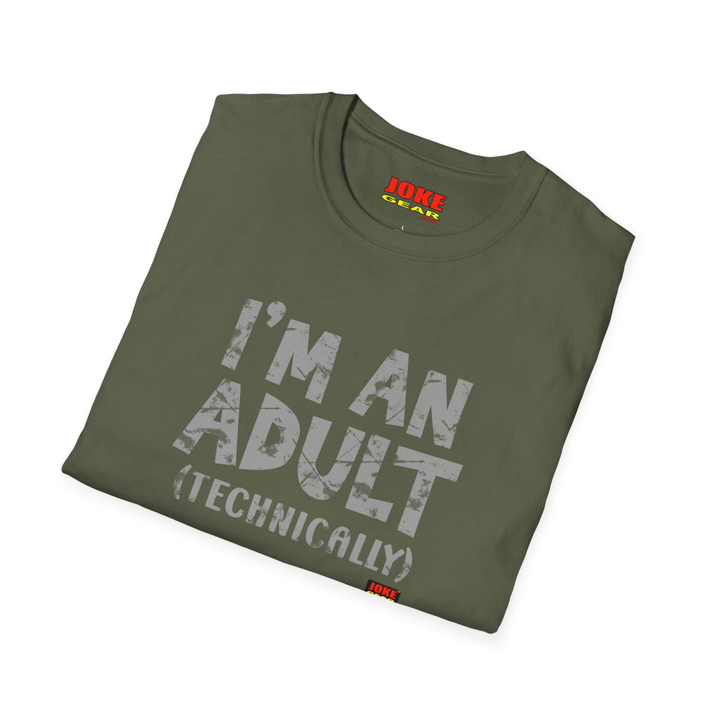 I'm An Adult (Technically) T-Shirt — Funny Adulting Tee