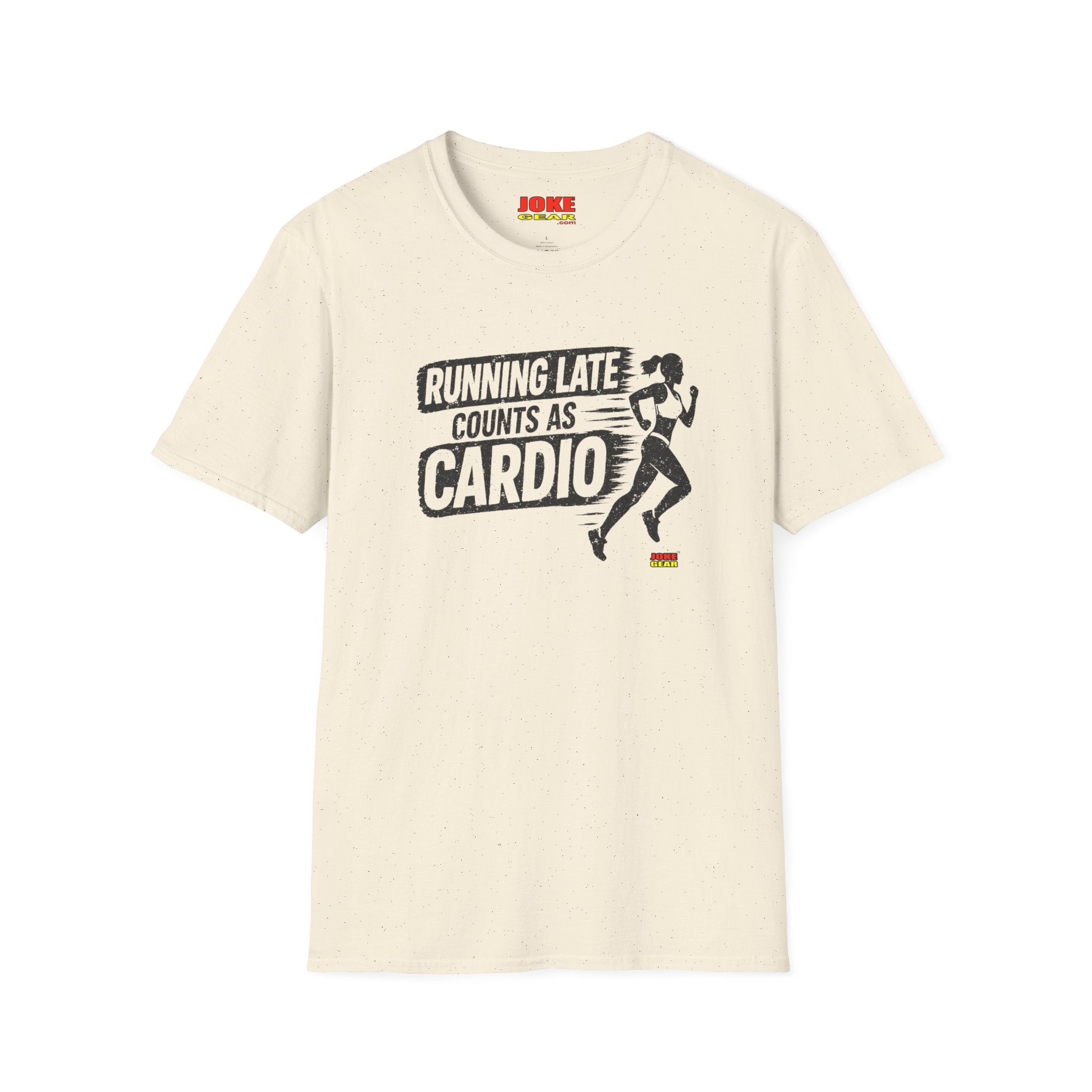 Running Late Counts As Cardio T-Shirt — Funny Runner Workout Shirt