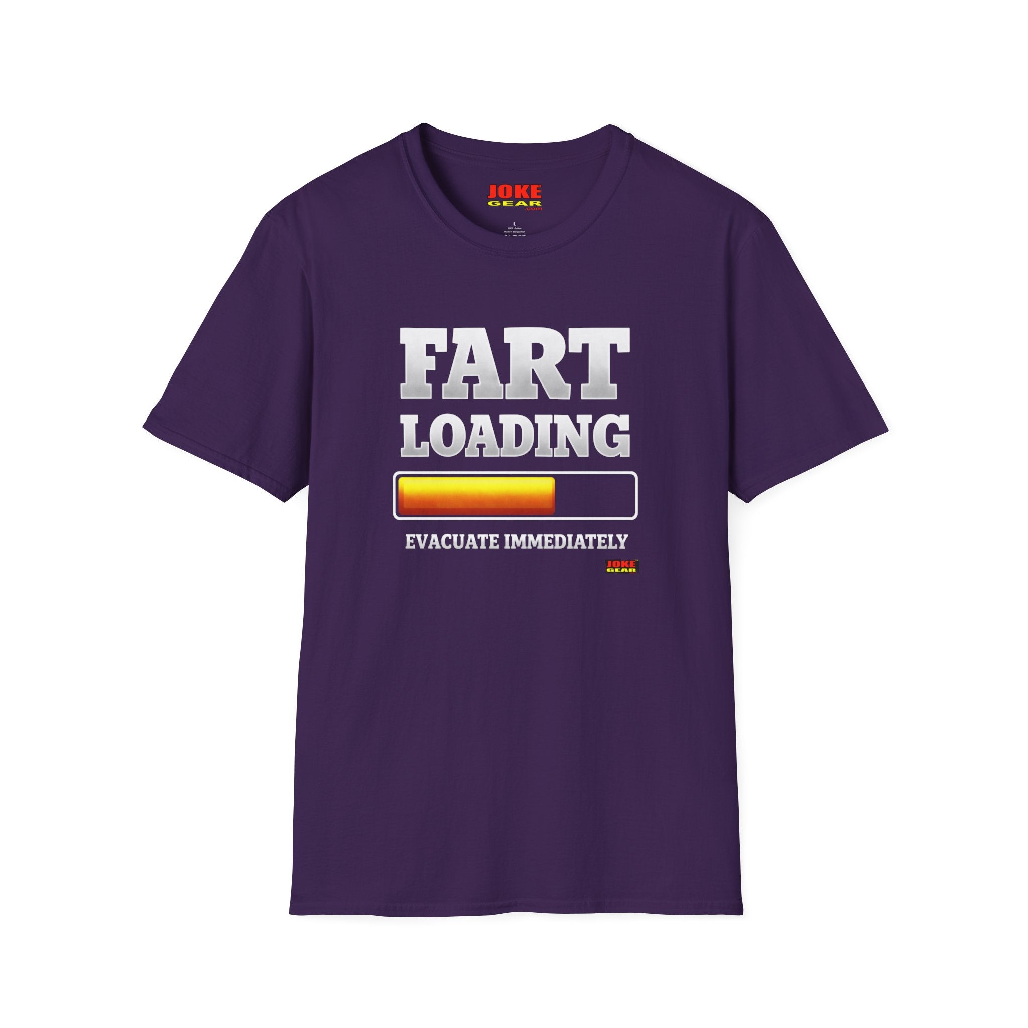 Fart Loading "Evacuate Immediately" T-Shirt – Funny Party Gag Tee