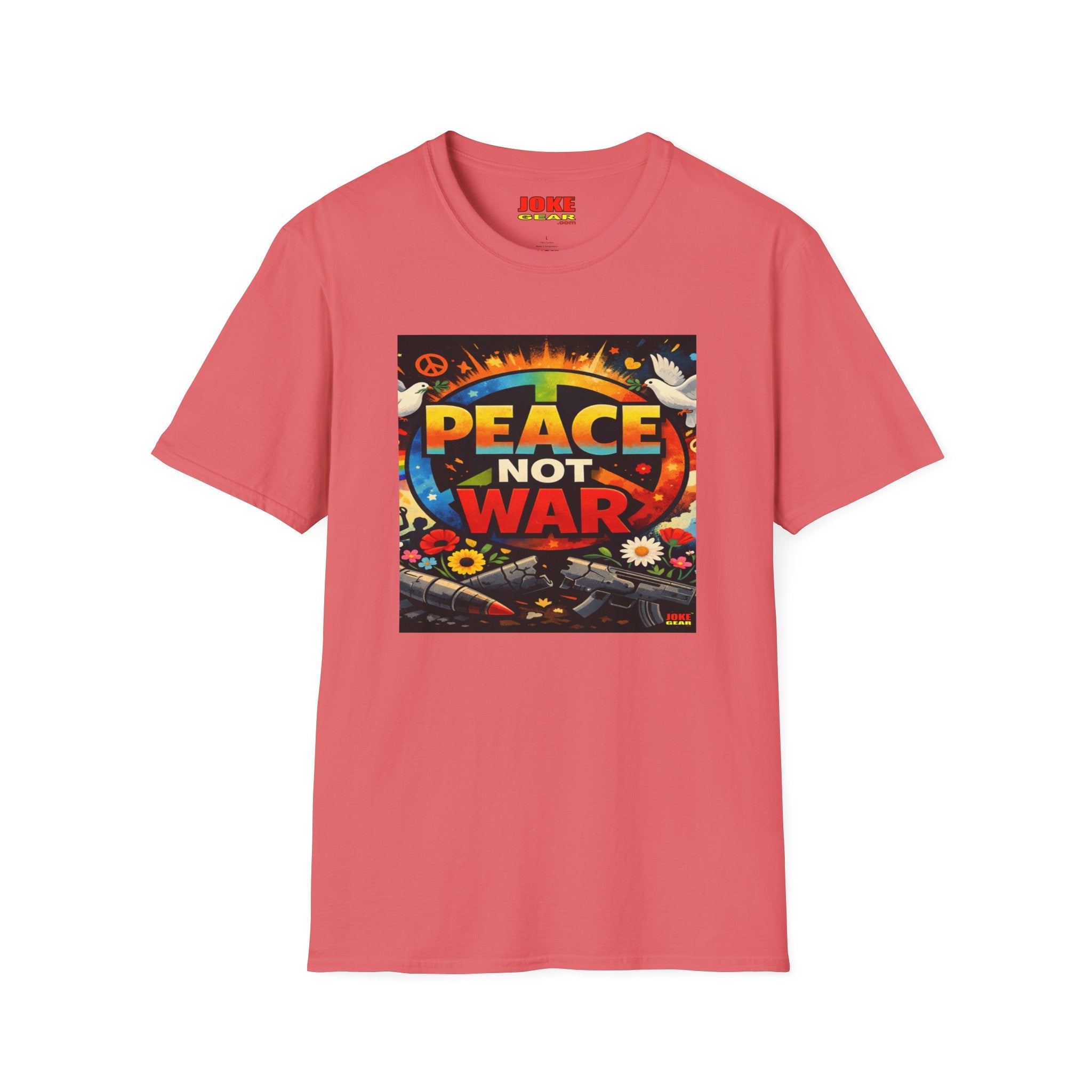 Peace NOT War T-Shirt — Retro Hippie Peace Sign Tee