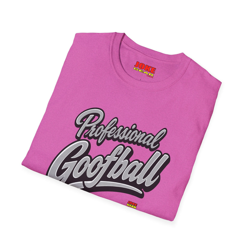 Professional Goofball T-Shirt — Funny Retro Script Tee for Casual Wear