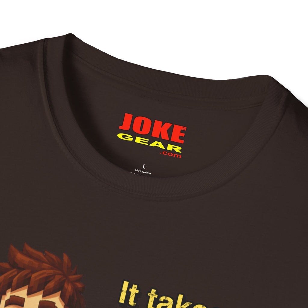 Funny Dad T-Shirt — “It Takes A Lot Of Courage For A Man To Admit His Wife Is Wrong”