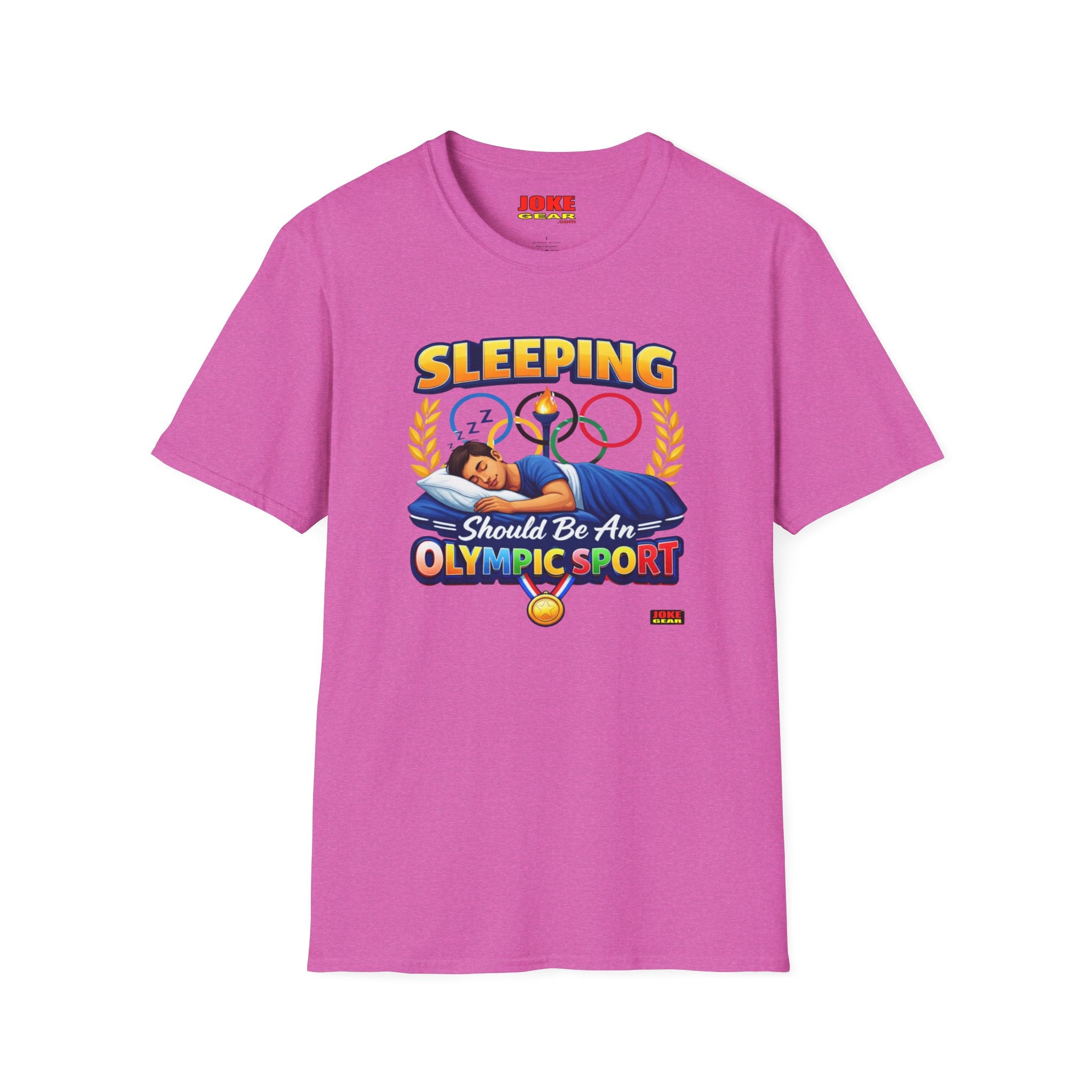 T-Shirt — "Sleeping Should Be An Olympic Sport" Funny Sleep Lover Tee