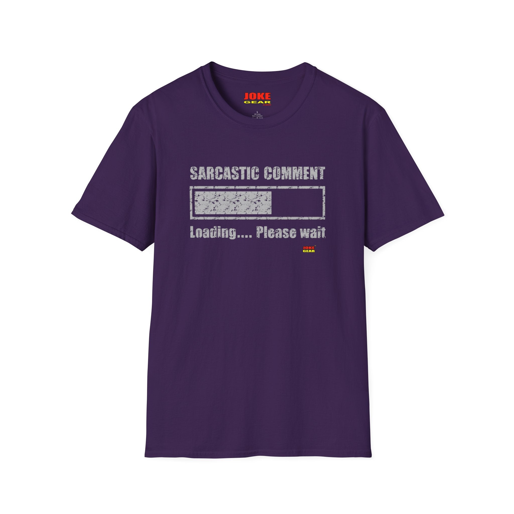 Sarcastic Comment Loading T-Shirt — Funny Graphic Tee for Humor Lovers