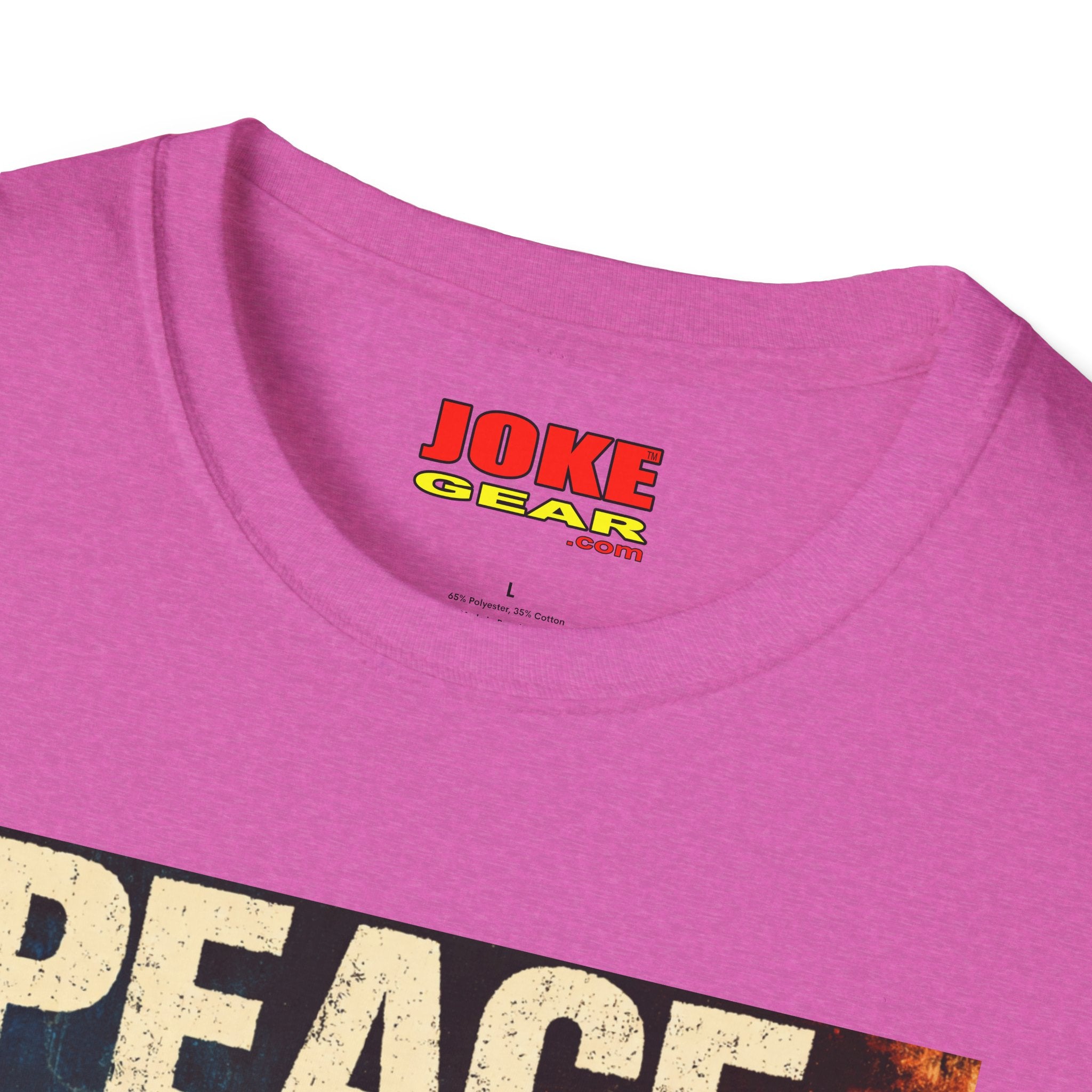 Peace Not War T-Shirt — Vintage Peace Sign Floral Graphic Tee